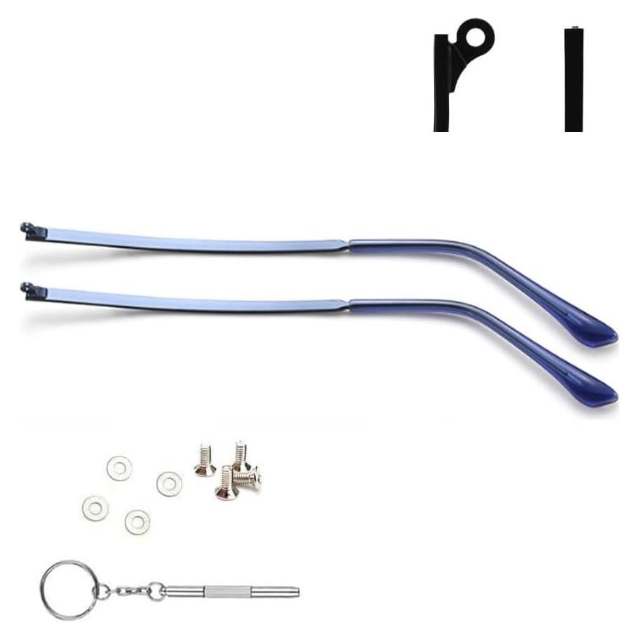 Templos de Reemplazo para Gafas Janky Azul con Tornillos