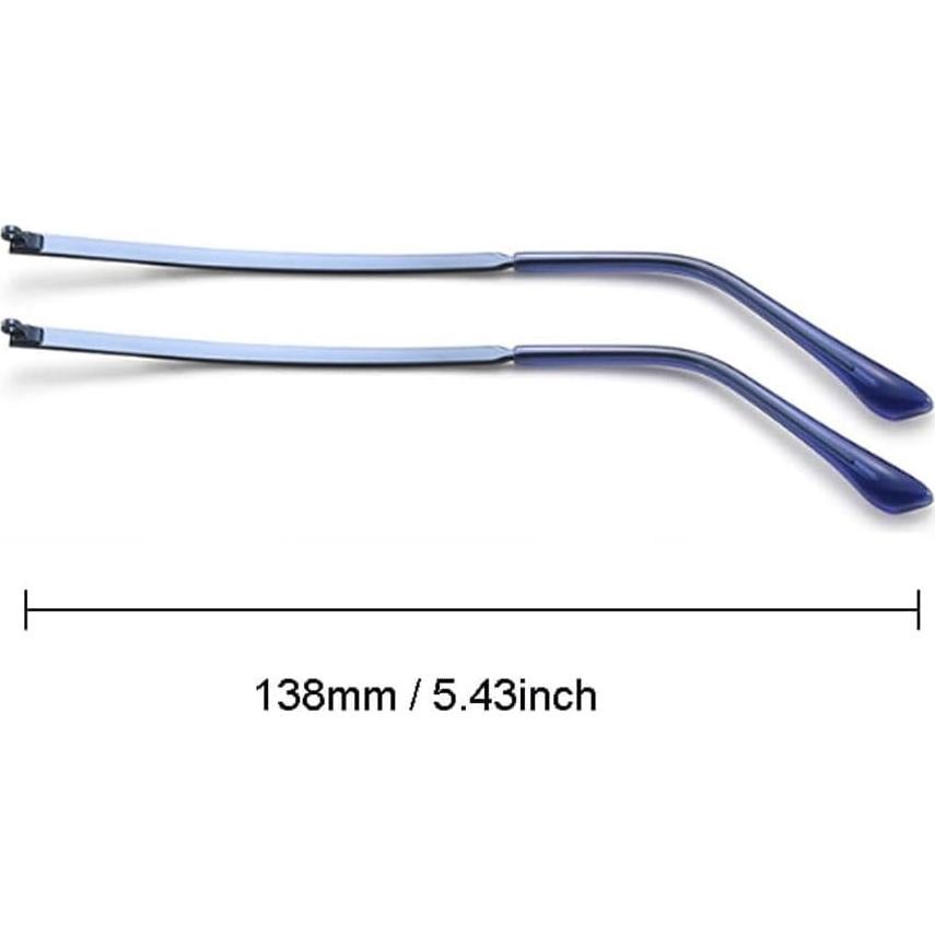 Templos de Reemplazo para Gafas Janky Azul con Tornillos