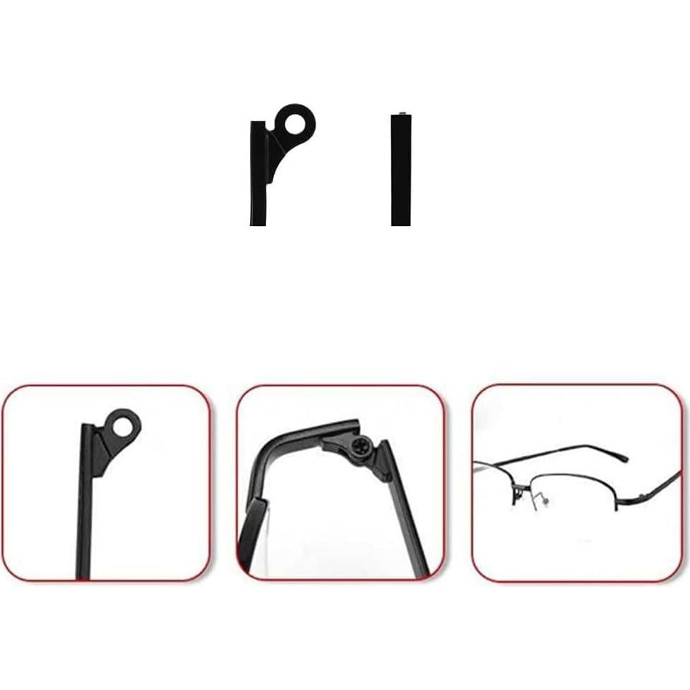 Templos de Reemplazo para Gafas Janky Azul con Tornillos