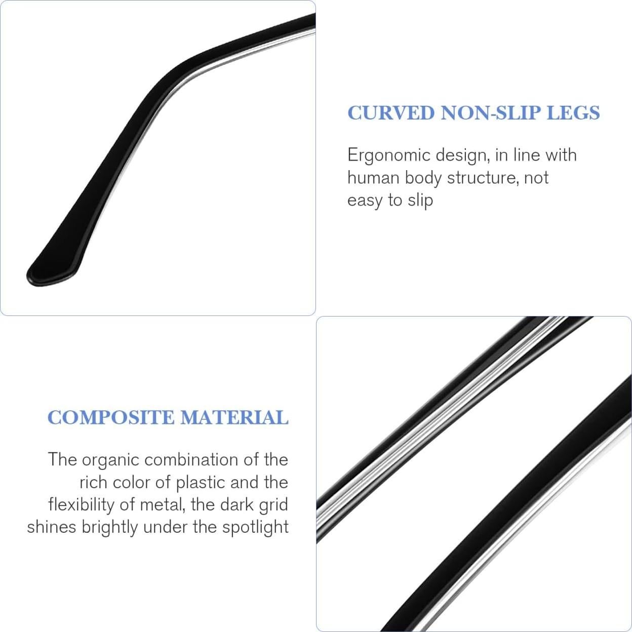 Brazo de Reemplazo para Gafas POPETPOP - Patas Universales de Metal