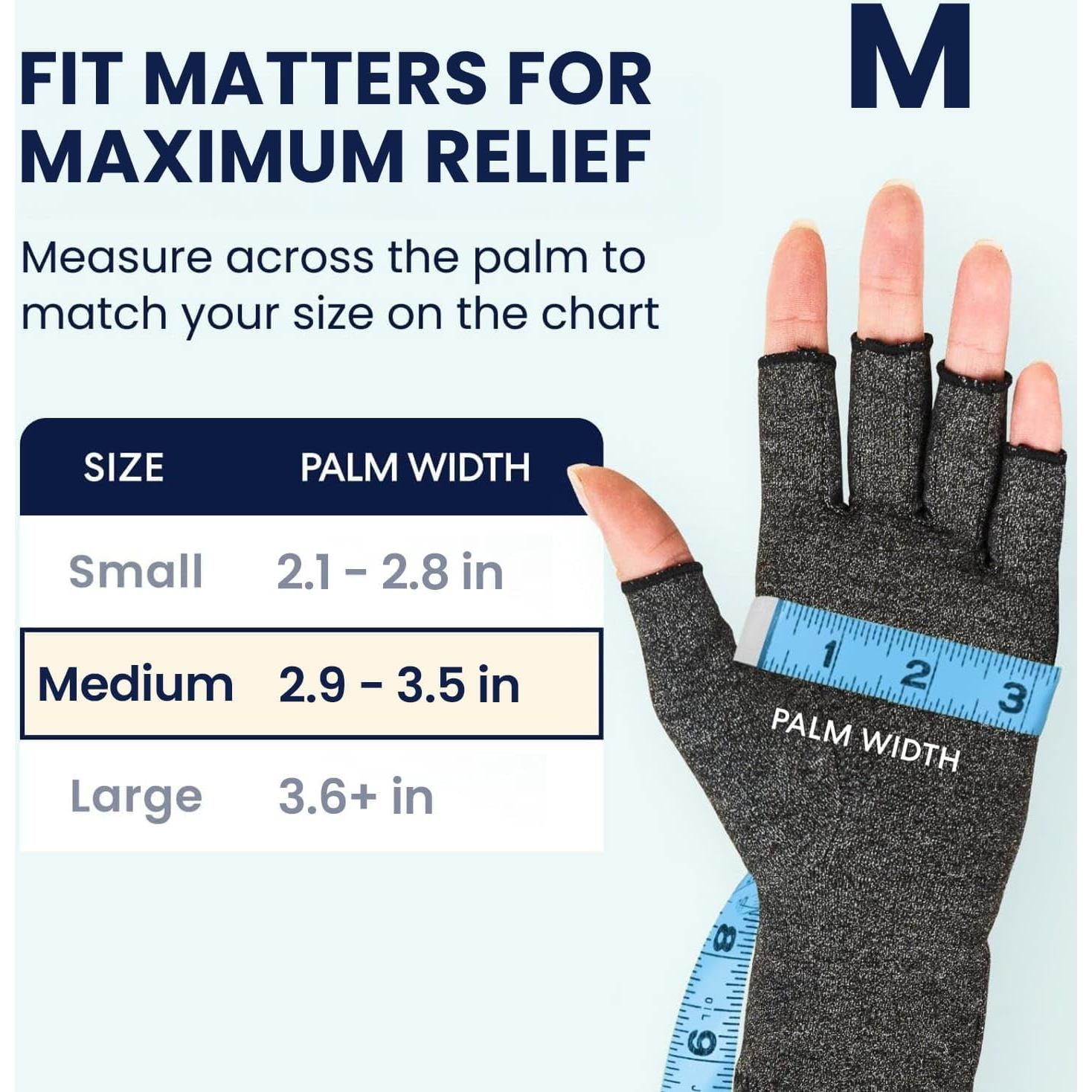 Guantes de Compresión para Artritis Medilymer + Paquete de Hielo