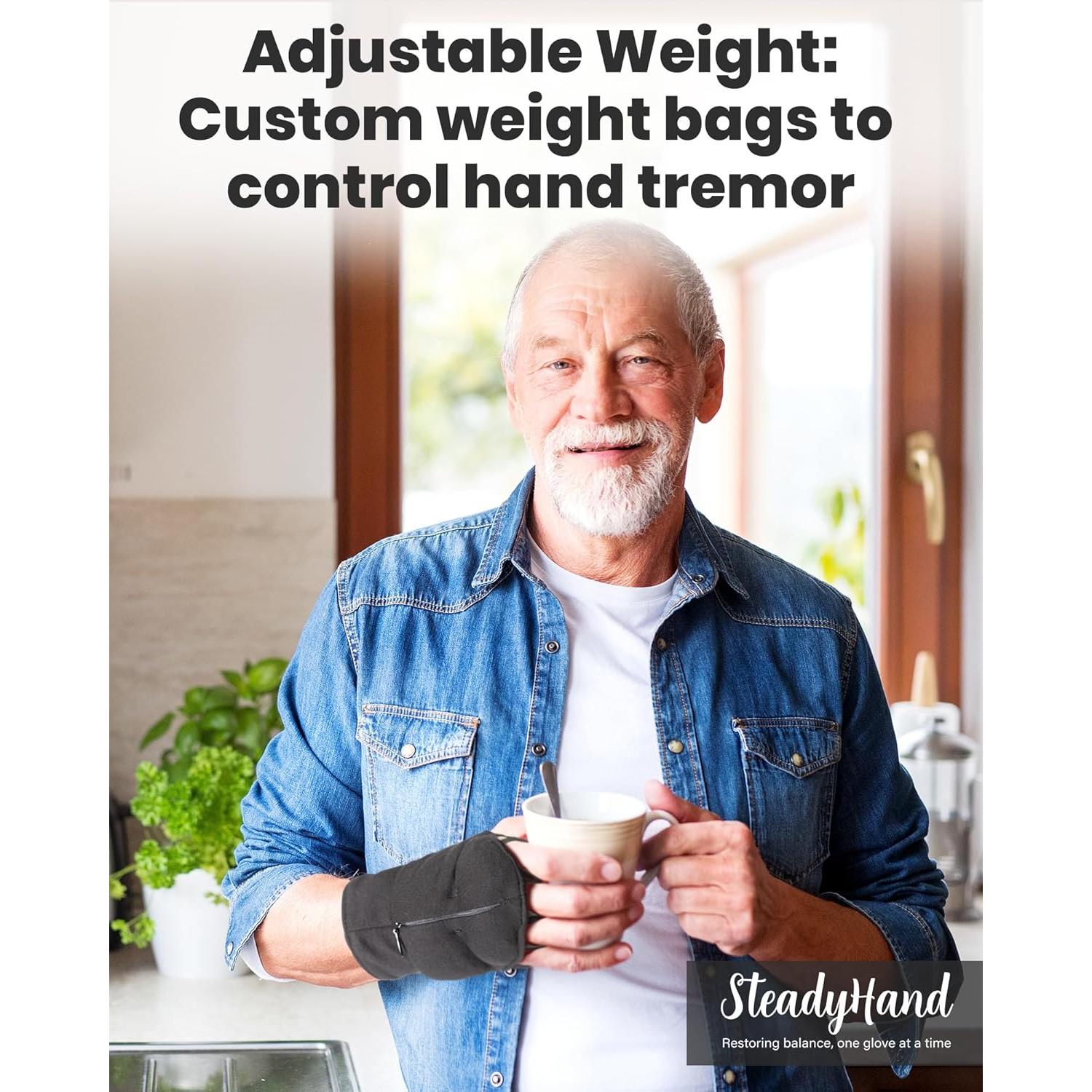 Guantes de Peso Variable WeddingSteps para Parkinson - Mano Izquierda