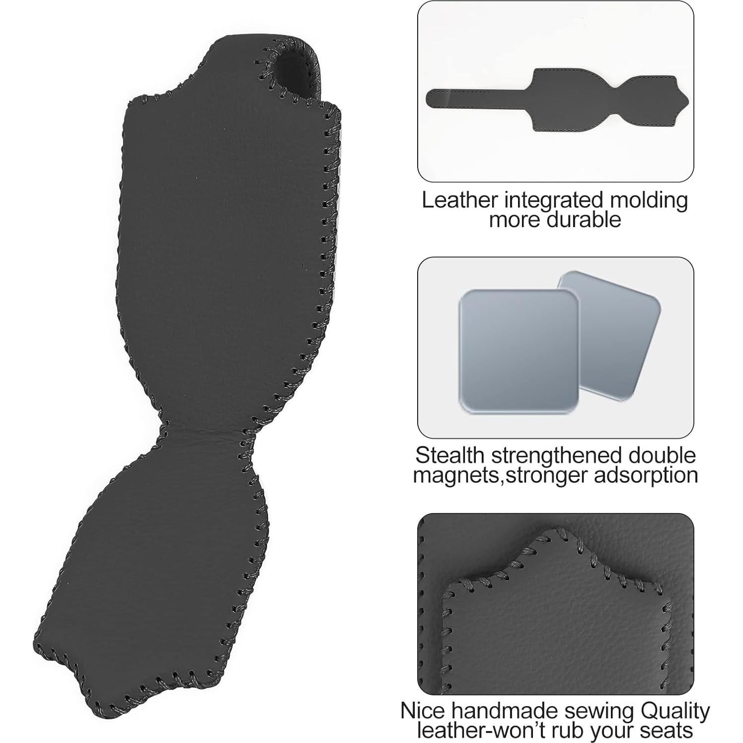 Soporte de Gafas de Sol AMVOYOA para Visera de Coche Negro