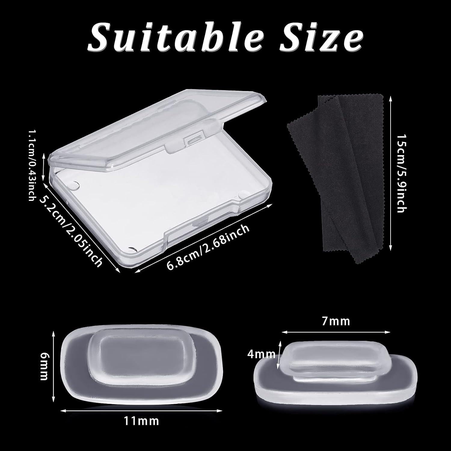 50 Pares Almohadillas Nasales Transparentes Frienda Silicona