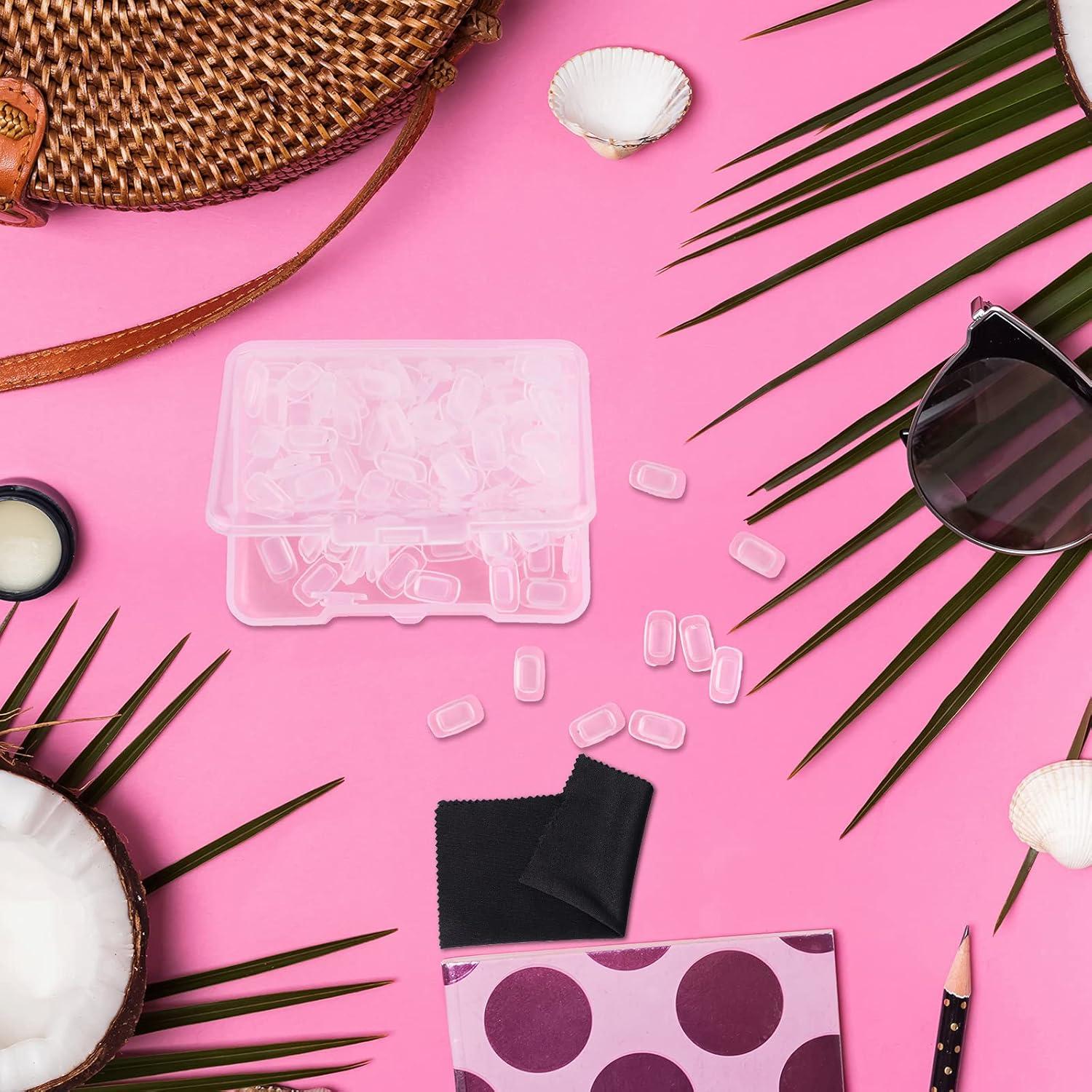 50 Pares Almohadillas Nasales Transparentes Frienda Silicona