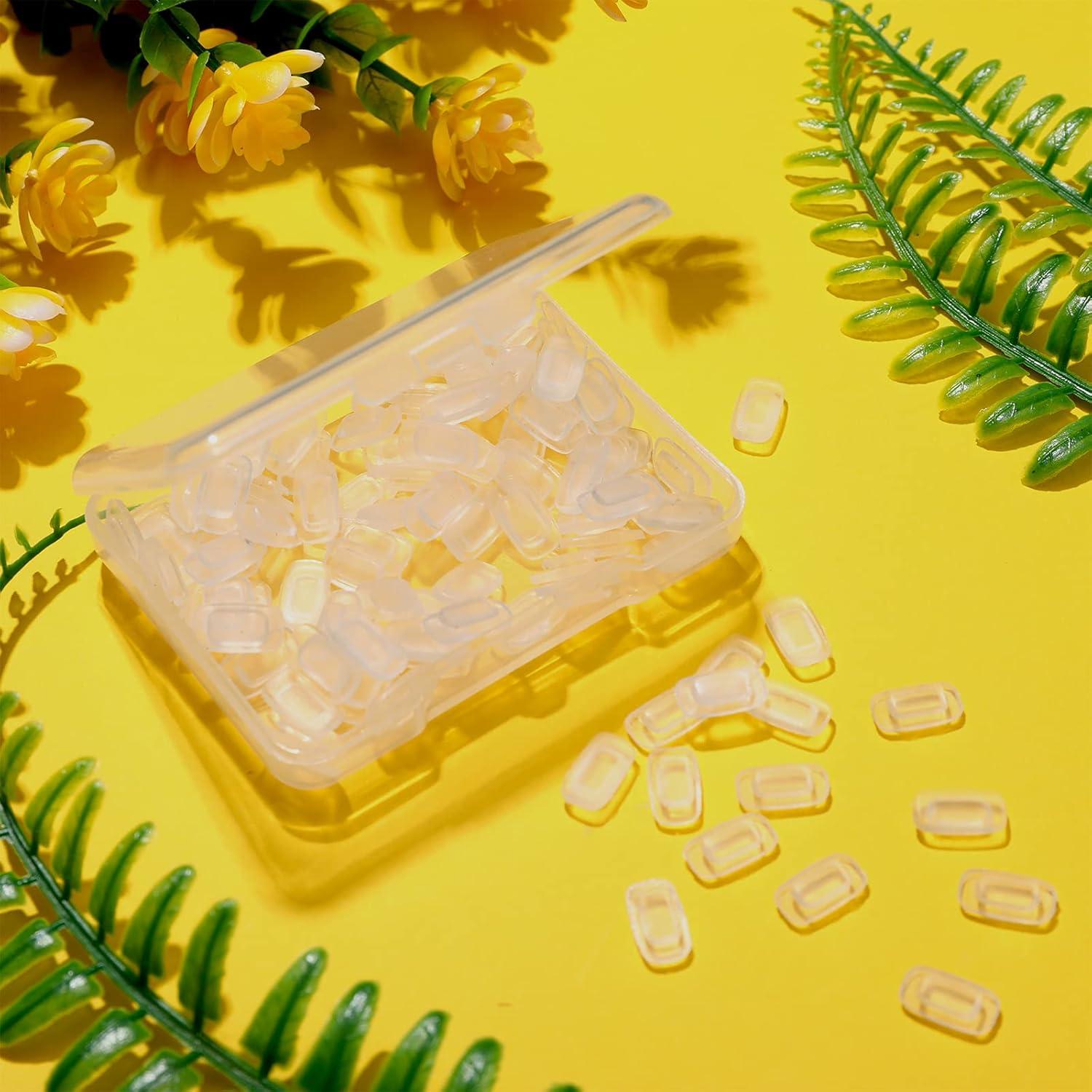 50 Pares Almohadillas Nasales Transparentes Frienda Silicona