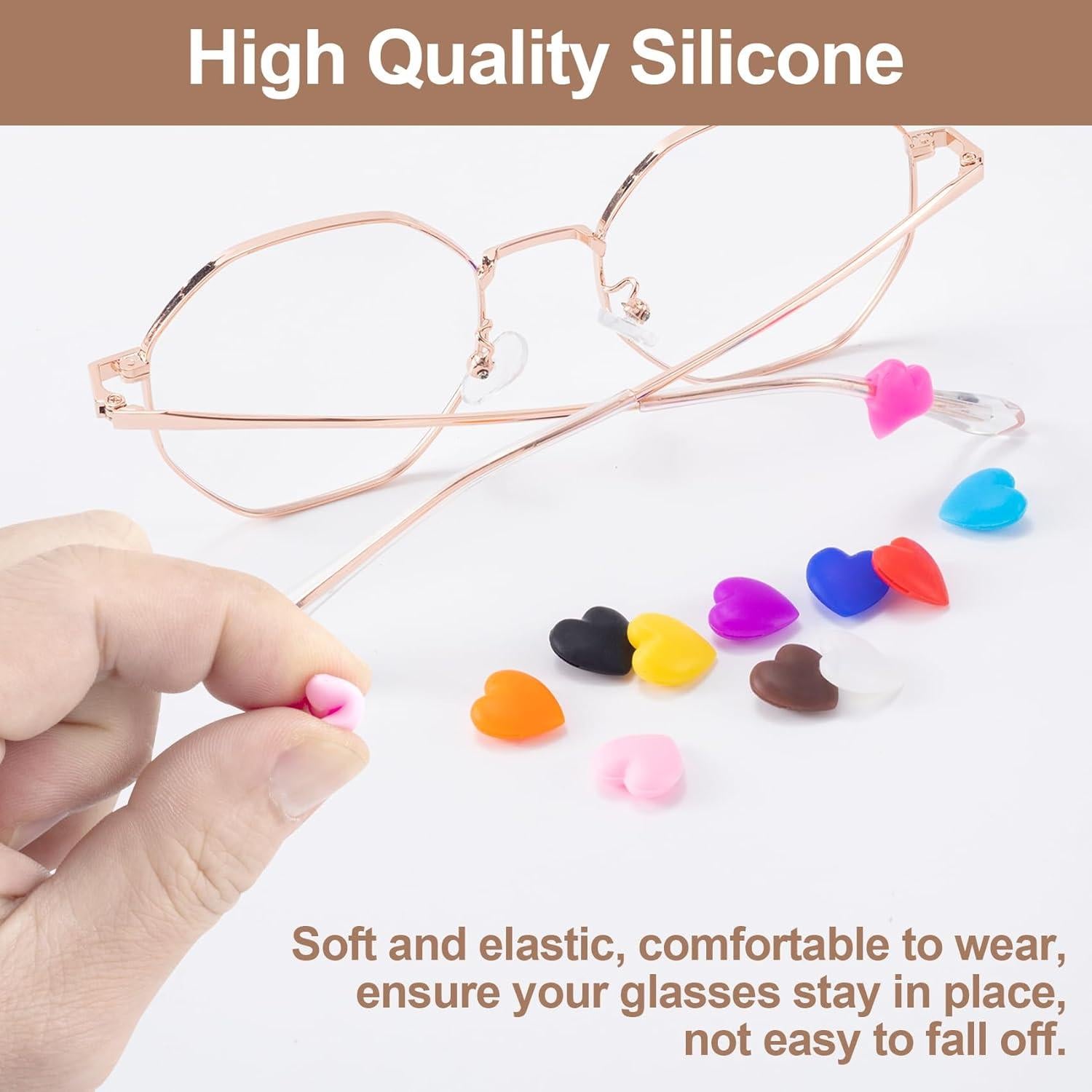 Agarraderas Antideslizantes para Gafas Alpinleux 22 Pcs Silicona