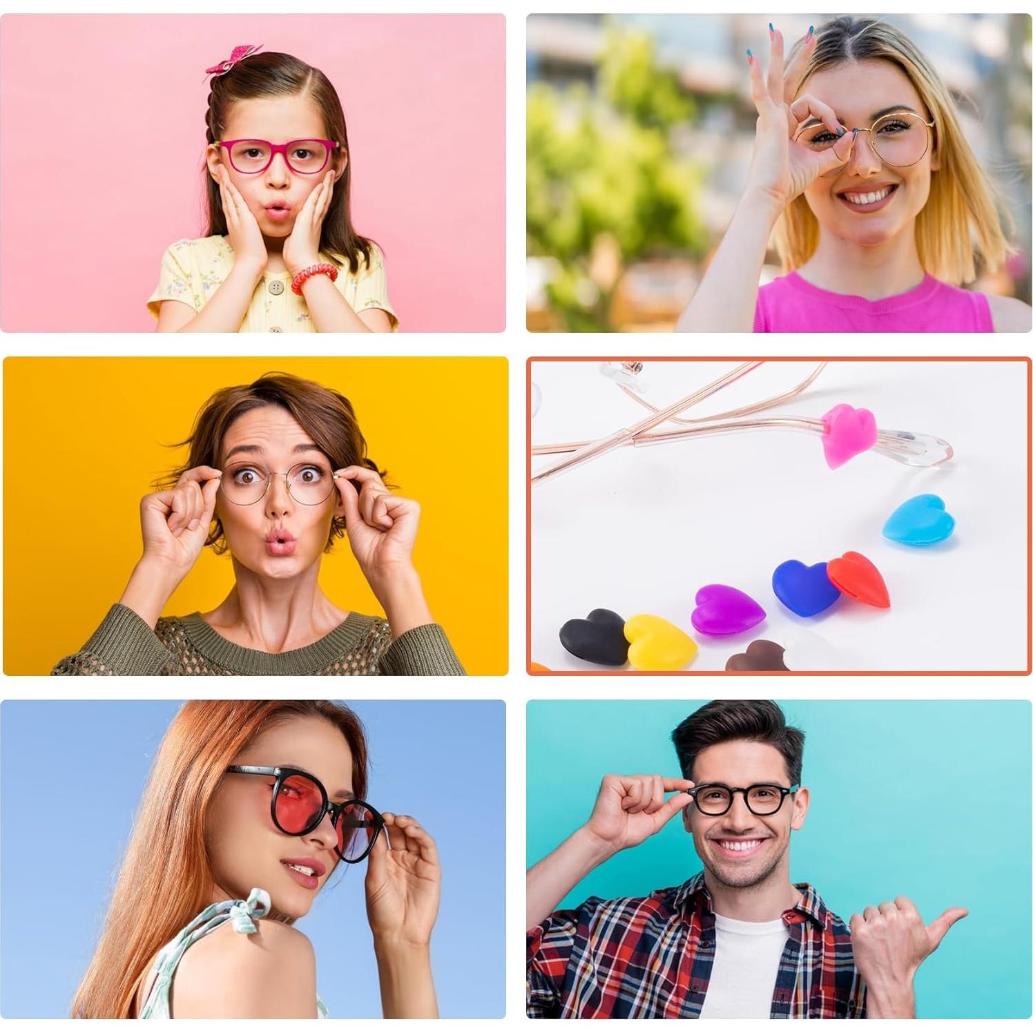 Agarraderas Antideslizantes para Gafas Alpinleux 22 Pcs Silicona