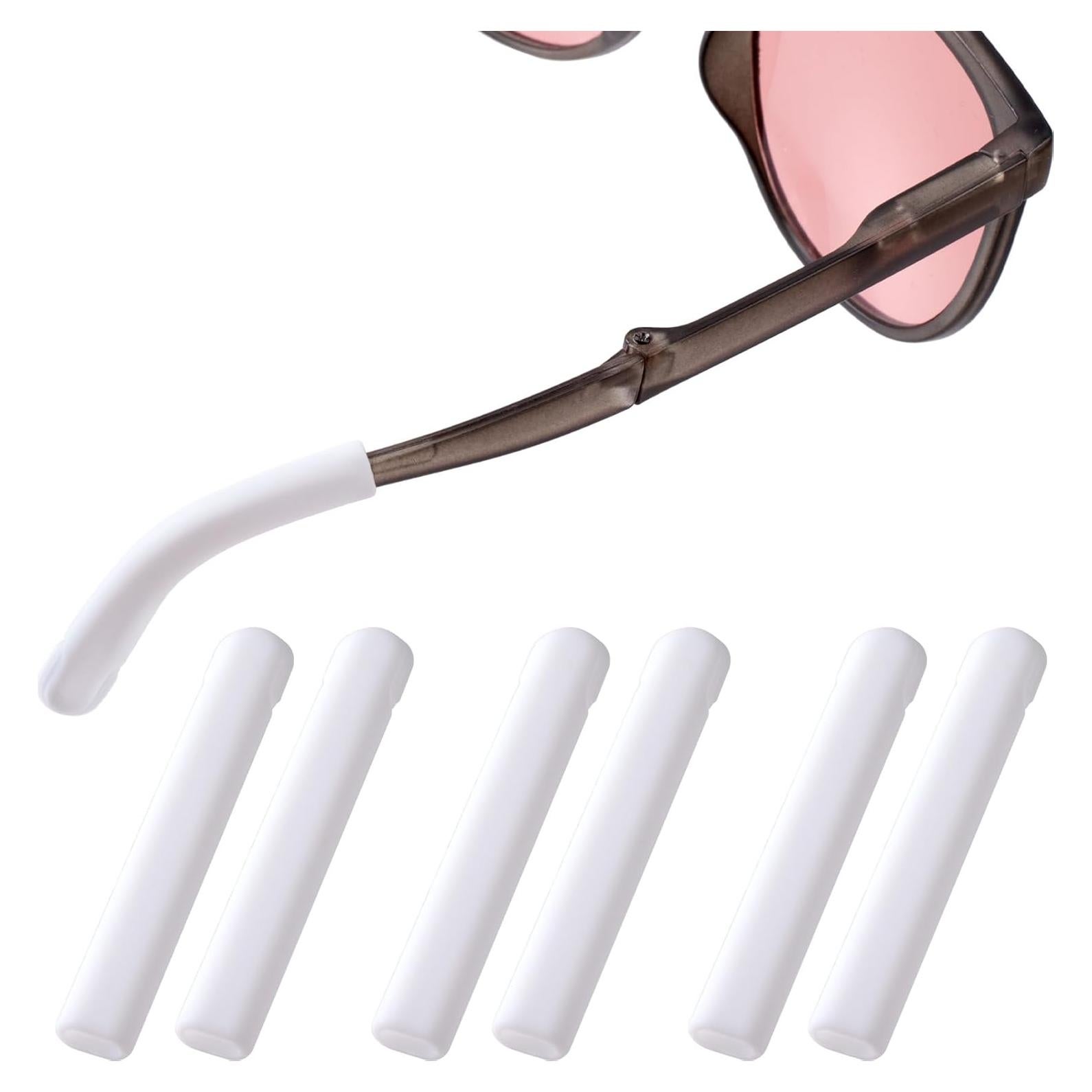 Cojín para Orejas de Gafas BEIQIYA 6pcs Silicona Antideslizante