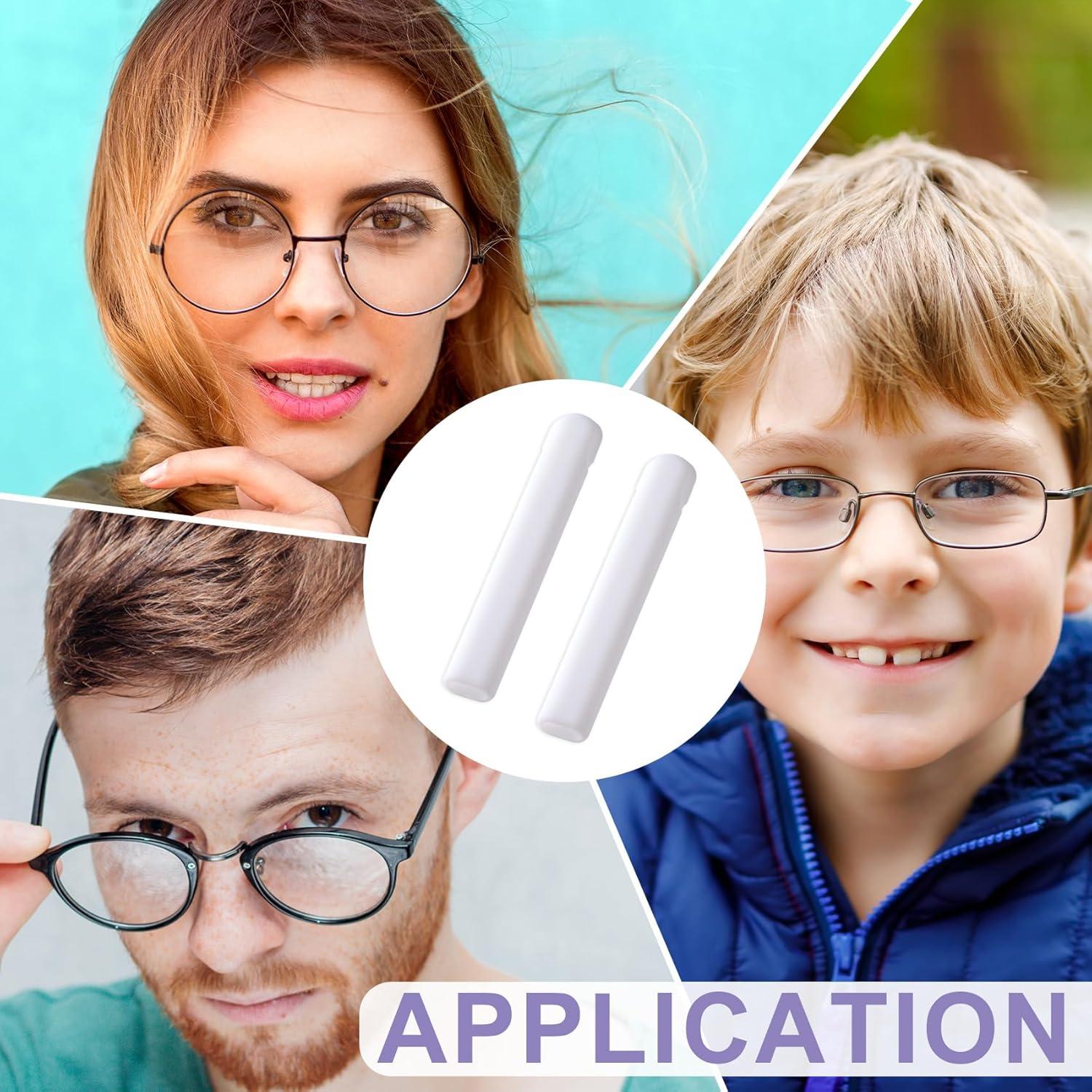 Cojín para Orejas de Gafas BEIQIYA 6pcs Silicona Antideslizante