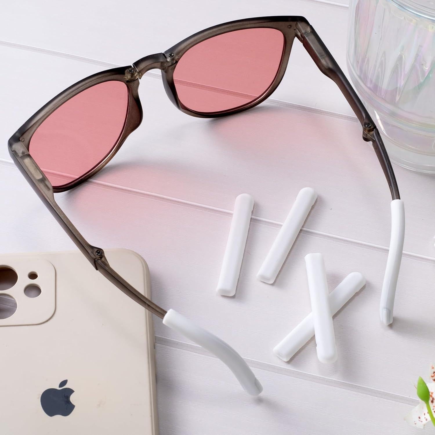 Cojín para Orejas de Gafas BEIQIYA 6pcs Silicona Antideslizante