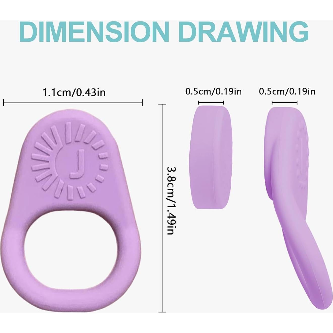 Soporte Magnético para Gafas JOTMGT - 2 Piezas Morado