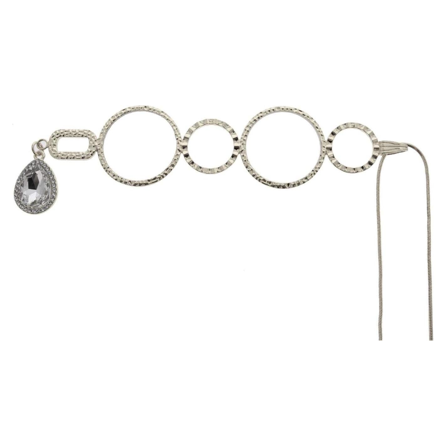 Cadena de Gafas Elegante para Mujeres - Plata Brillante 2.0x