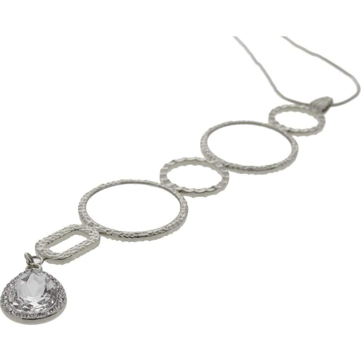 Cadena de Gafas Elegante para Mujeres - Plata Brillante 2.0x