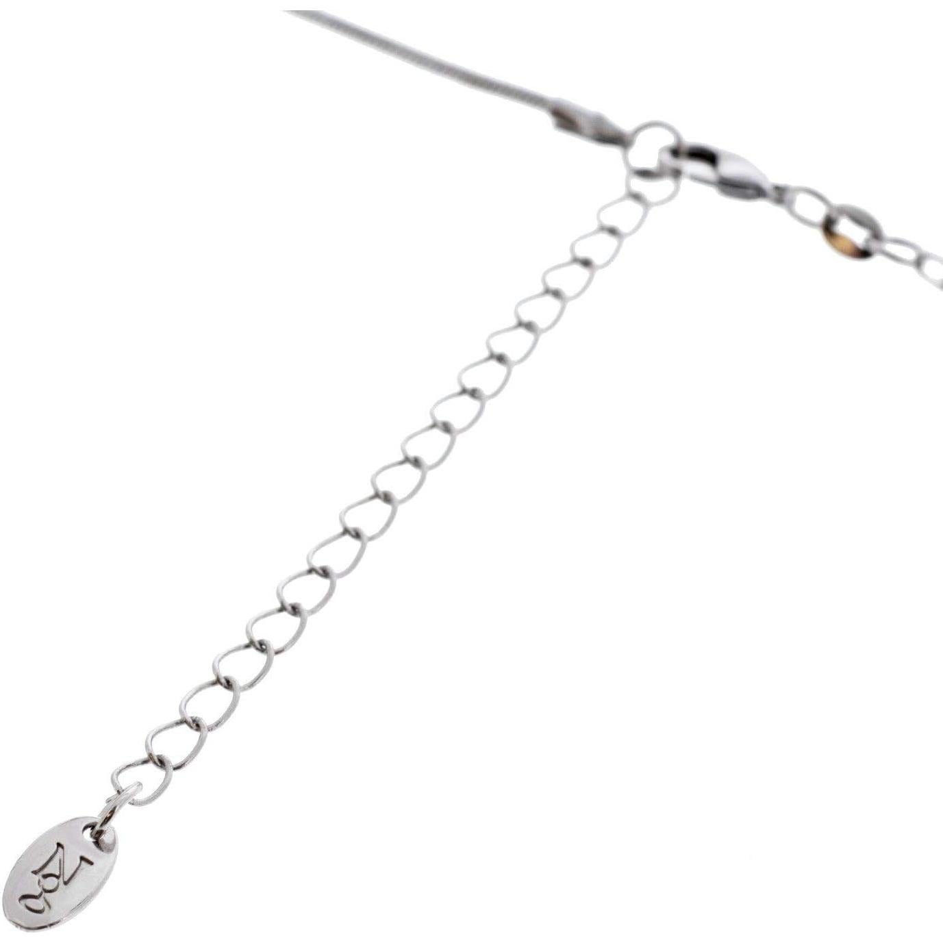 Cadena de Gafas Elegante para Mujeres - Plata Brillante 2.0x