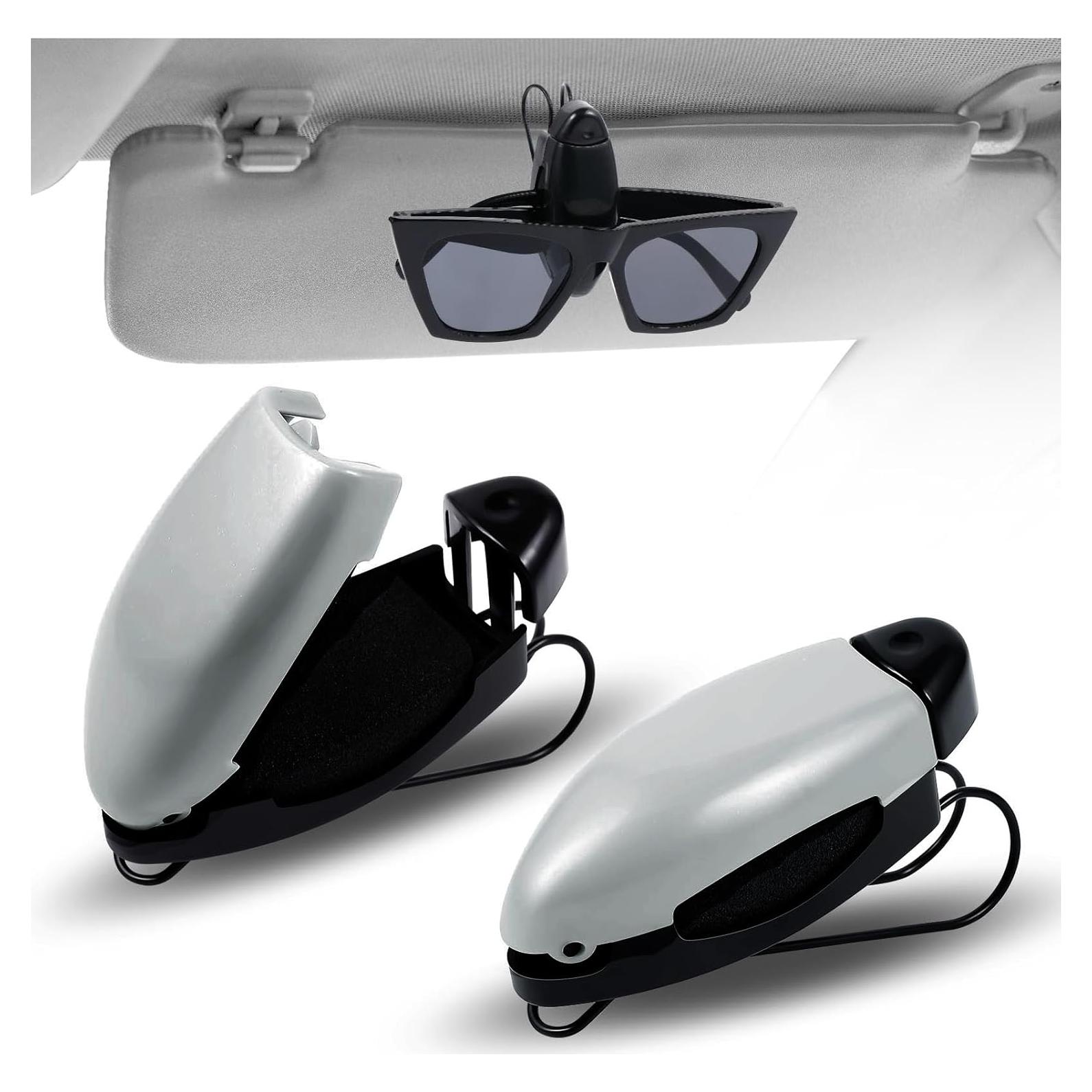 Soporte para Gafas de Sol Frienda 2 Piezas Clip Visera Coche