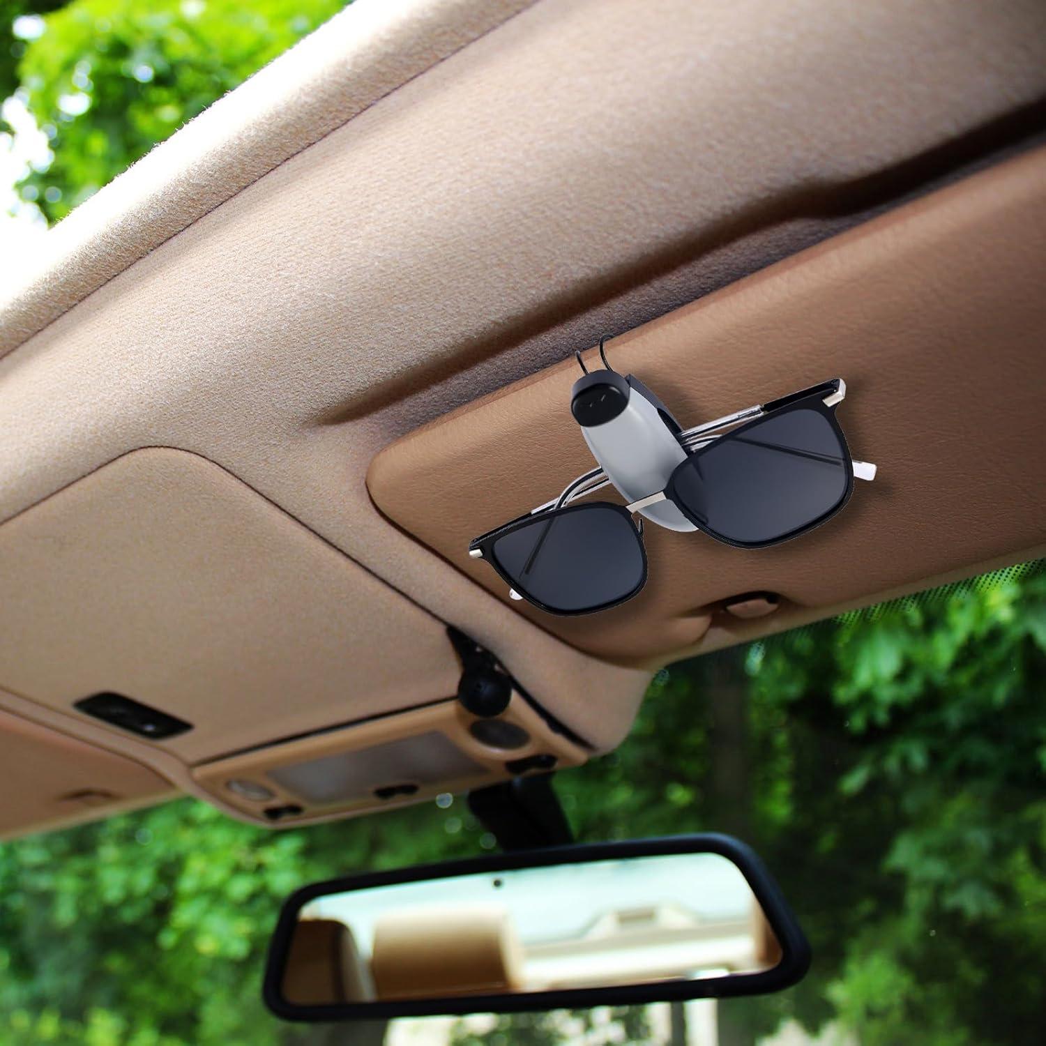 Soporte para Gafas de Sol Frienda 2 Piezas Clip Visera Coche