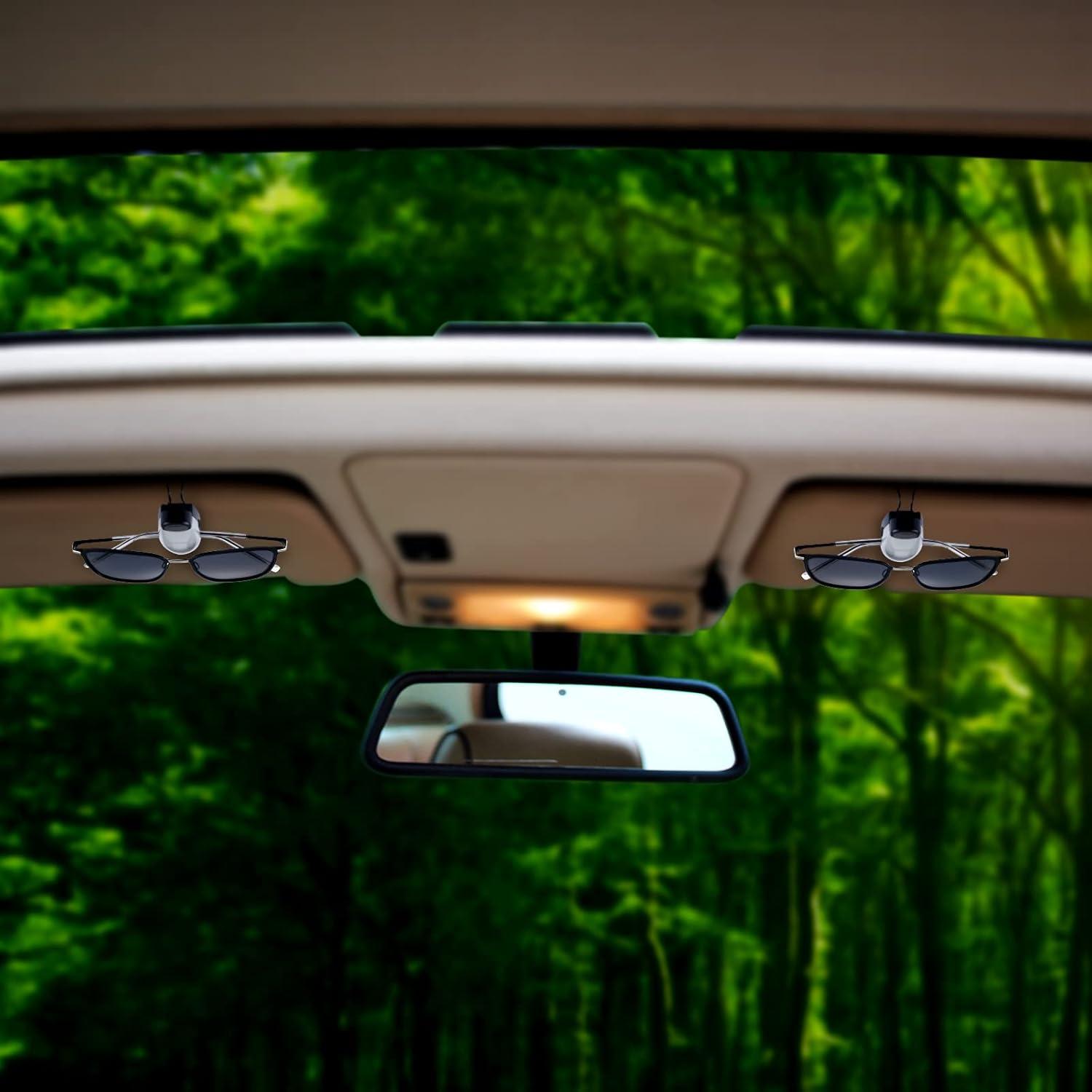 Soporte para Gafas de Sol Frienda 2 Piezas Clip Visera Coche