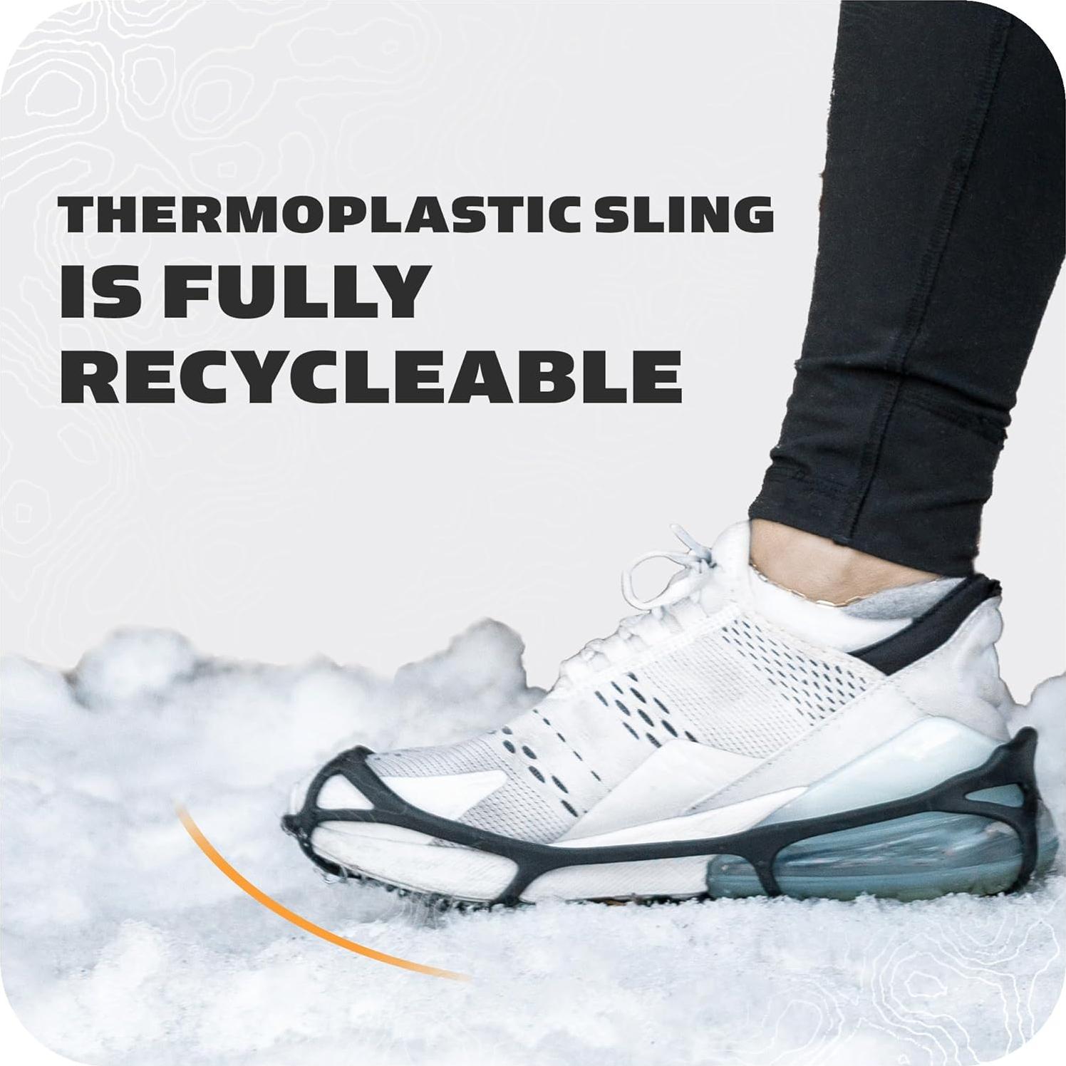 Yaktrax Walk Clavos de Tracción - 360° en Nieve y Hielo