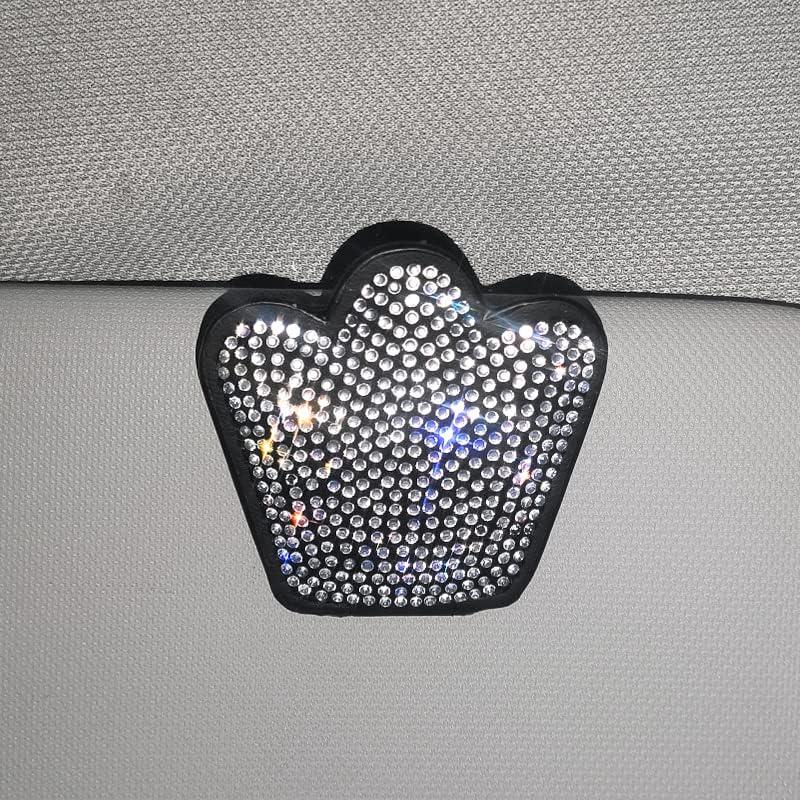 Soporte para Gafas de Coche JIZHYMI G04 Plata con Clip Magnético