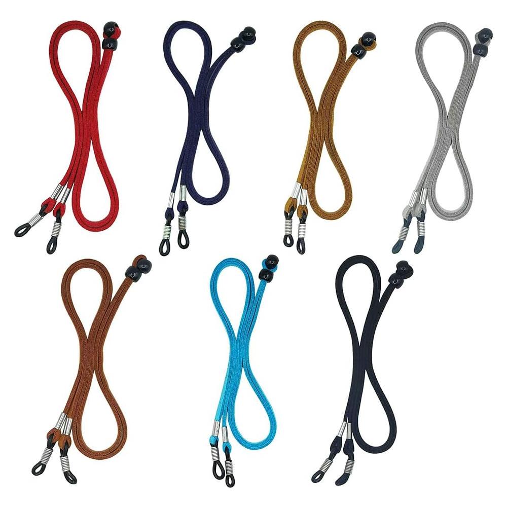 Soporte de Cuerda para Gafas KECHIO - 7 Cuerdas de Cuero Moda