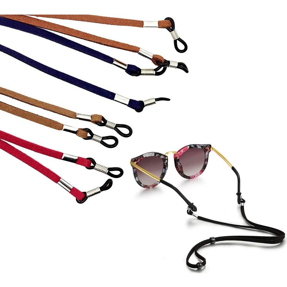 Soporte de Cuerda para Gafas KECHIO - 7 Cuerdas de Cuero Moda