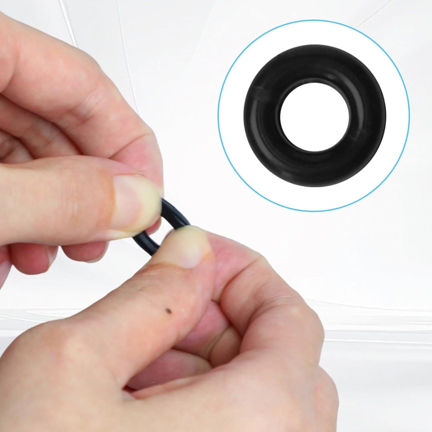 Kit de Reparación de Gafas Gallipower - 10 Piezas, Silicona y Aleación