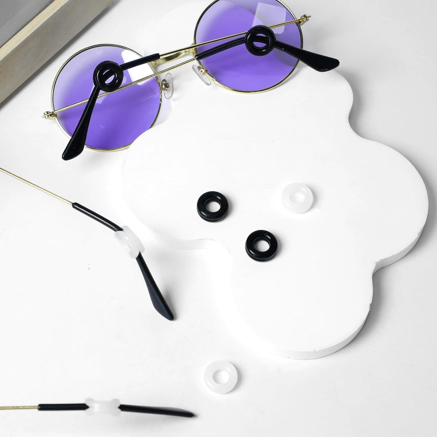 Kit de Reparación de Gafas Gallipower - 10 Piezas, Silicona y Aleación