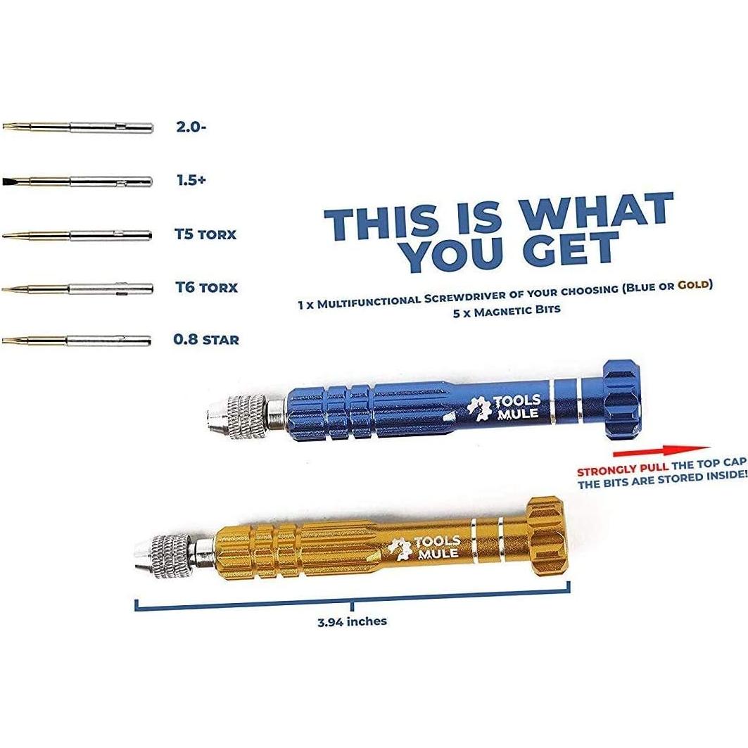 Juego de Destornilladores de Precisión RED SHIELD 3 en 1