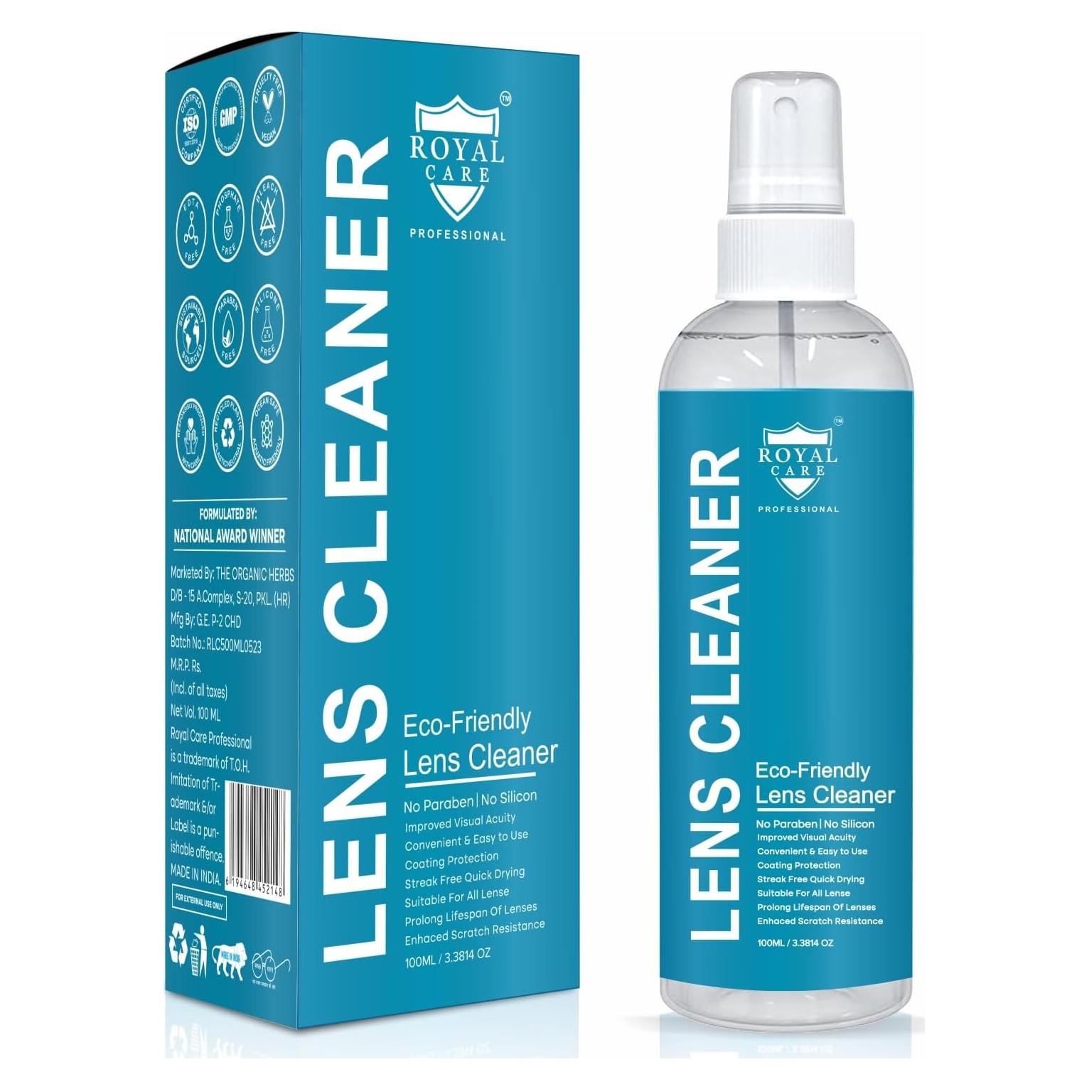 Removedor de Rayones para Lentes Royal Care 100ML Spray