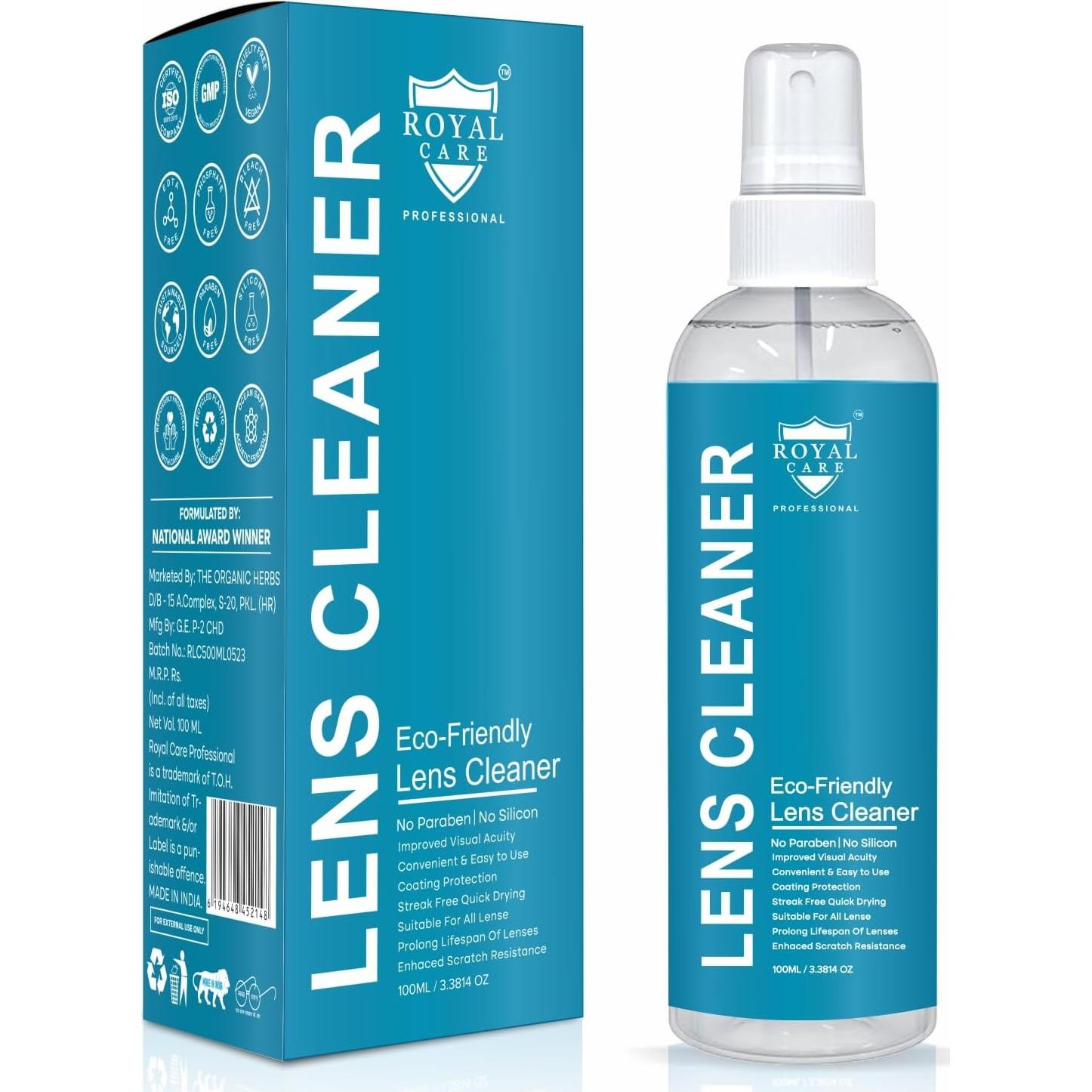 Removedor de Rayones para Lentes Royal Care 100ML Spray