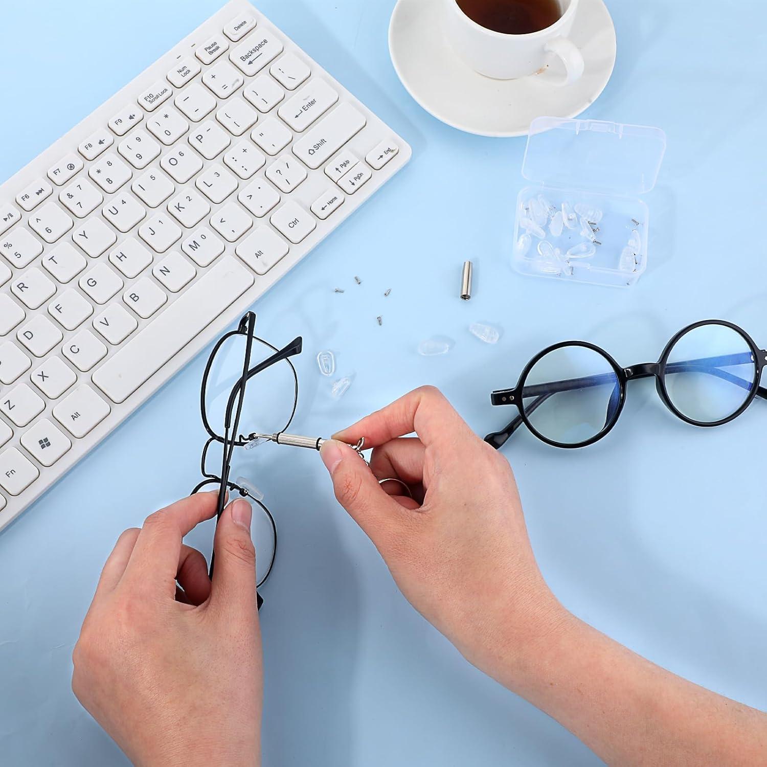 Kit de Repuesto Almohadillas de Nariz para Gafas Aysatogc