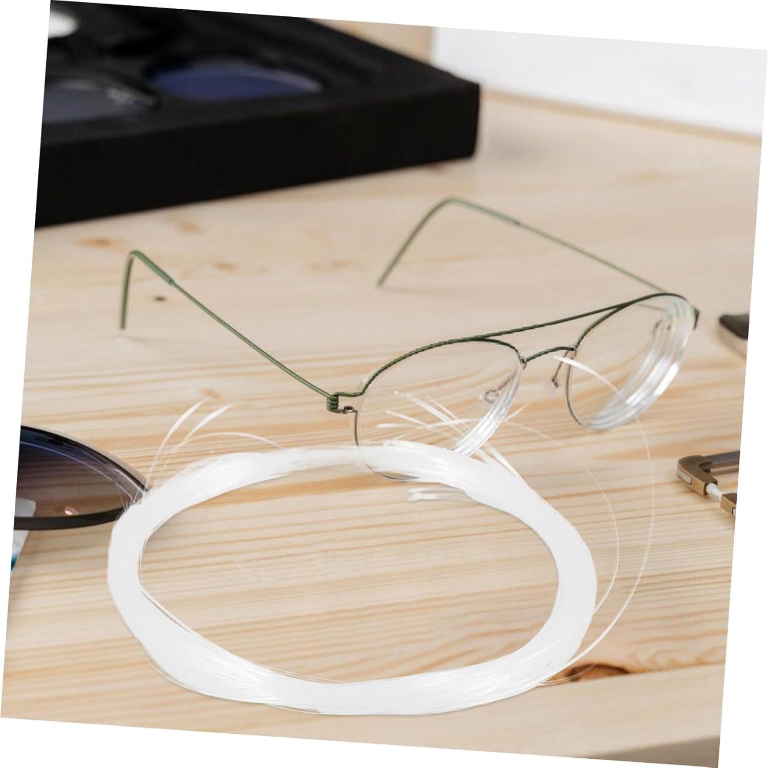 Kit de Reparación de Gafas PACKOVE Hilo Nylon 2000cm