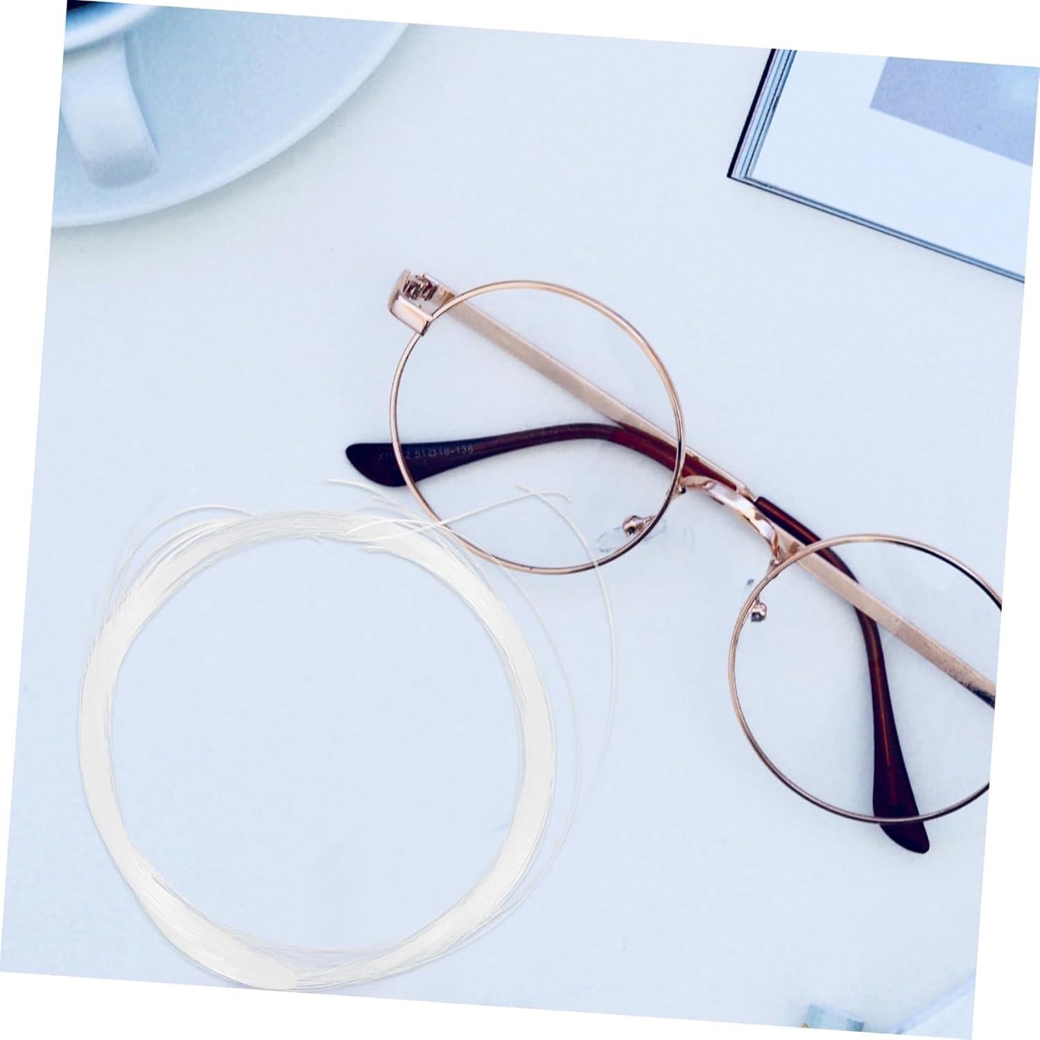 Kit de Reparación de Gafas PACKOVE Hilo Nylon 2000cm