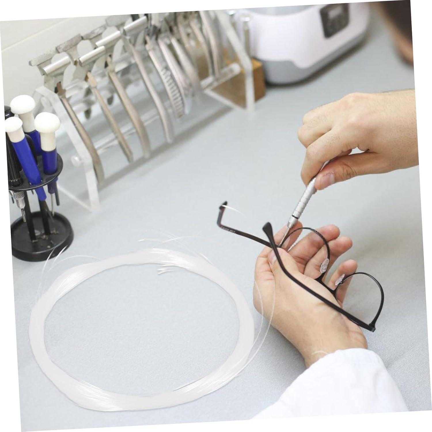 Kit de Reparación de Gafas PACKOVE Hilo Nylon 2000cm