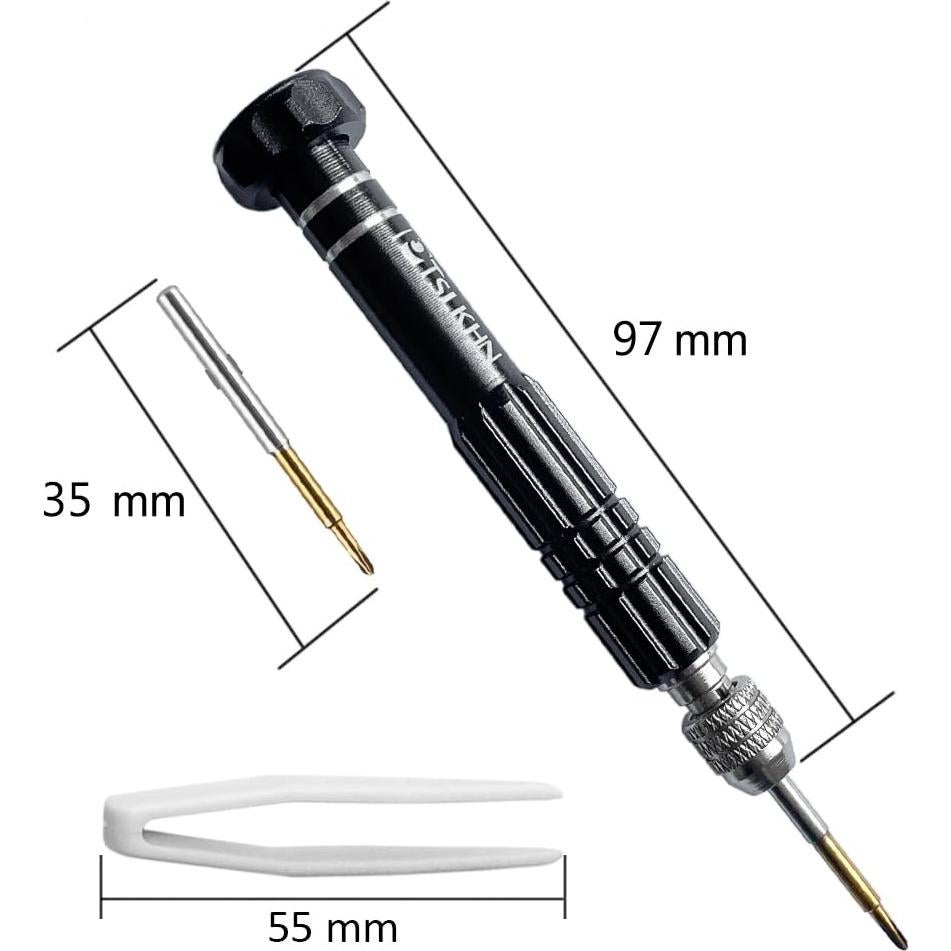 Kit de Reparación de Gafas PTSLKHN con Destornillador y 15 Tornillos