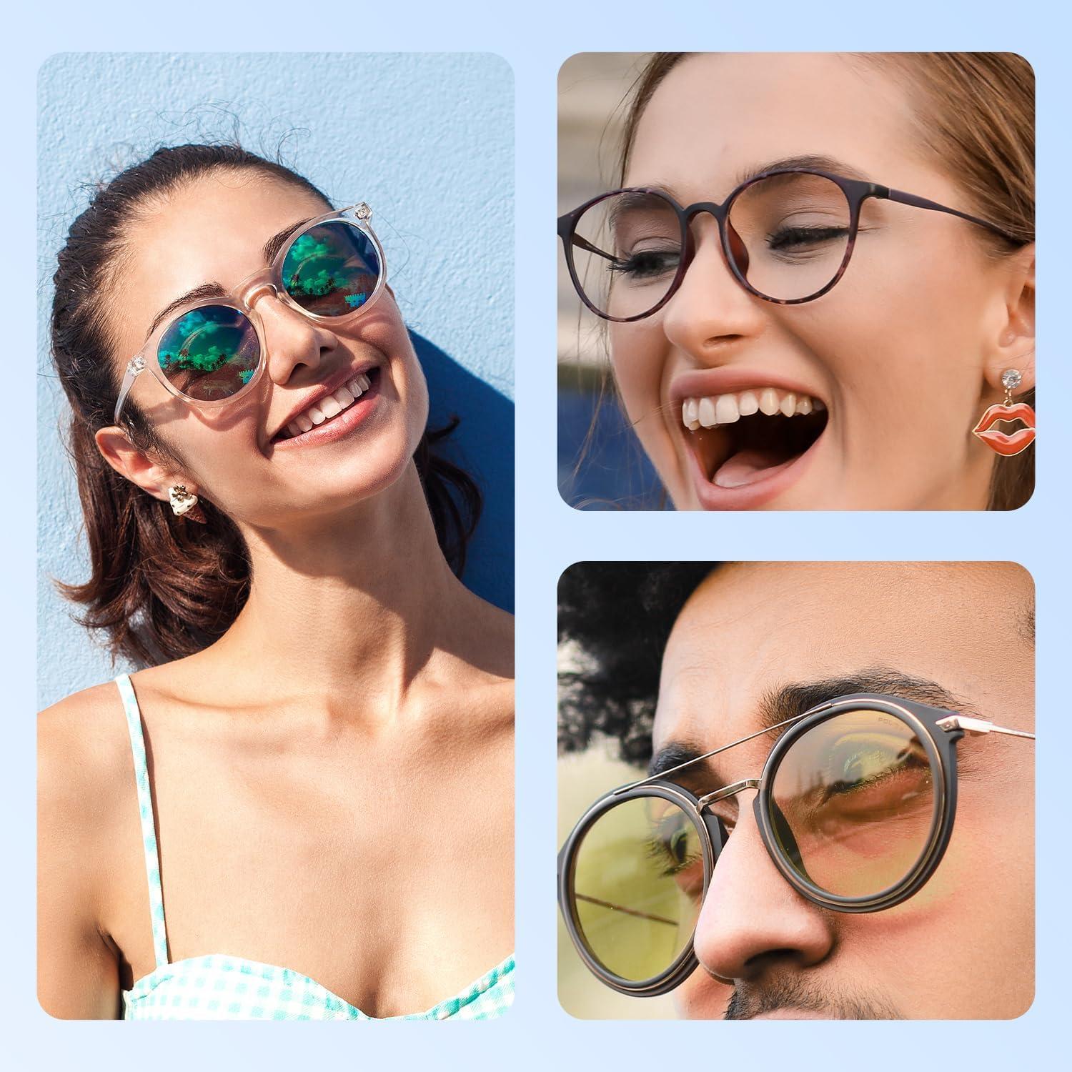 Almohadillas antideslizantes FOFALY para gafas - 10 pares negros