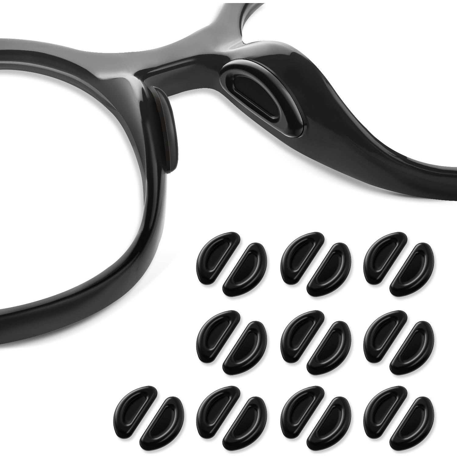 Almohadillas antideslizantes FOFALY para gafas - 10 pares negros
