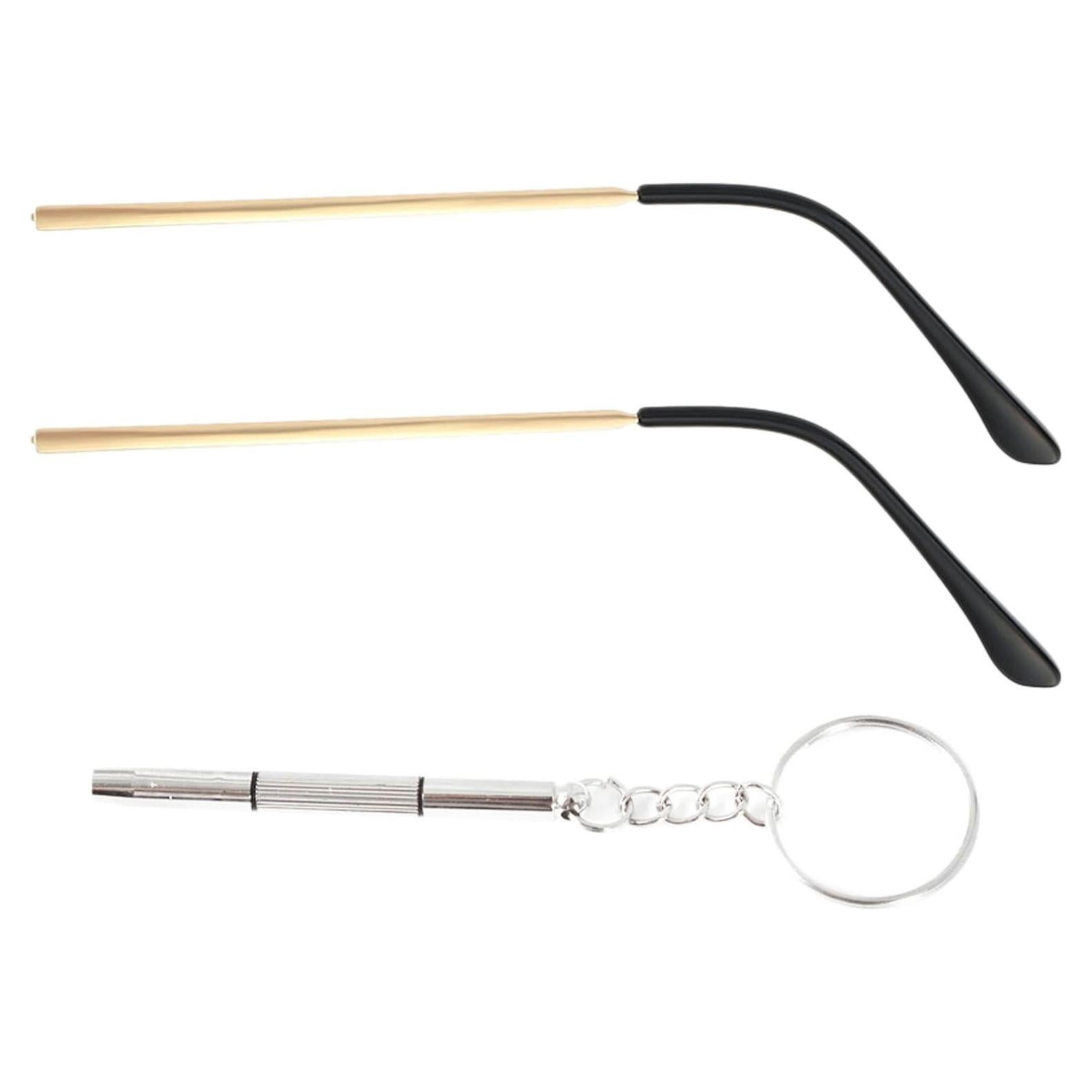 Brazos de Reemplazo para Gafas Metal DEFKIYT 135mm Dorado