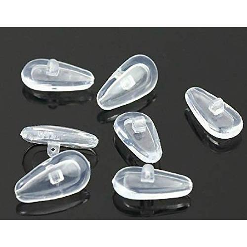 Almohadillas de Silicona para Nariz de Gafas WOIWO 25 Pares 14mm