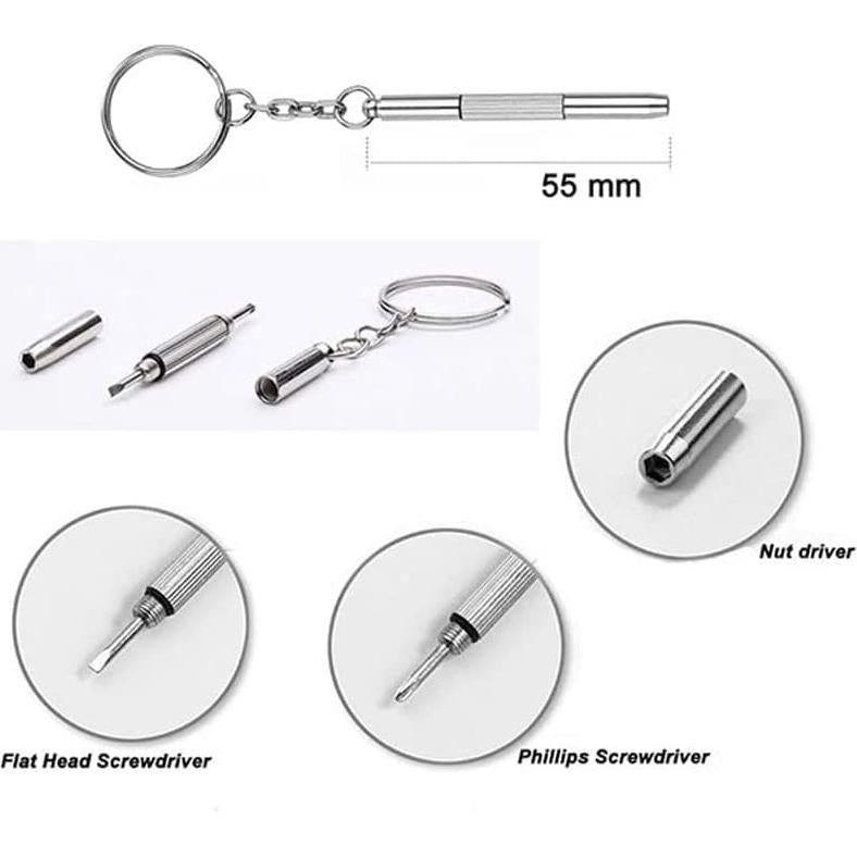 Almohadillas de nariz para gafas Janky Titanio 8mm