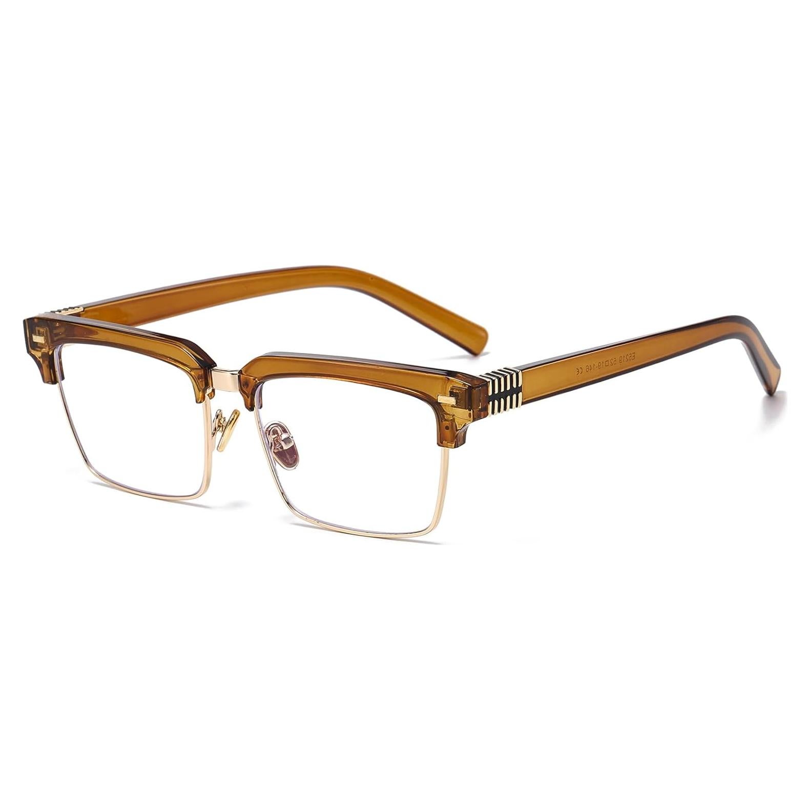 Gafas de Luz Azul SUNBSR para Mujeres y Hombres - Media Montura