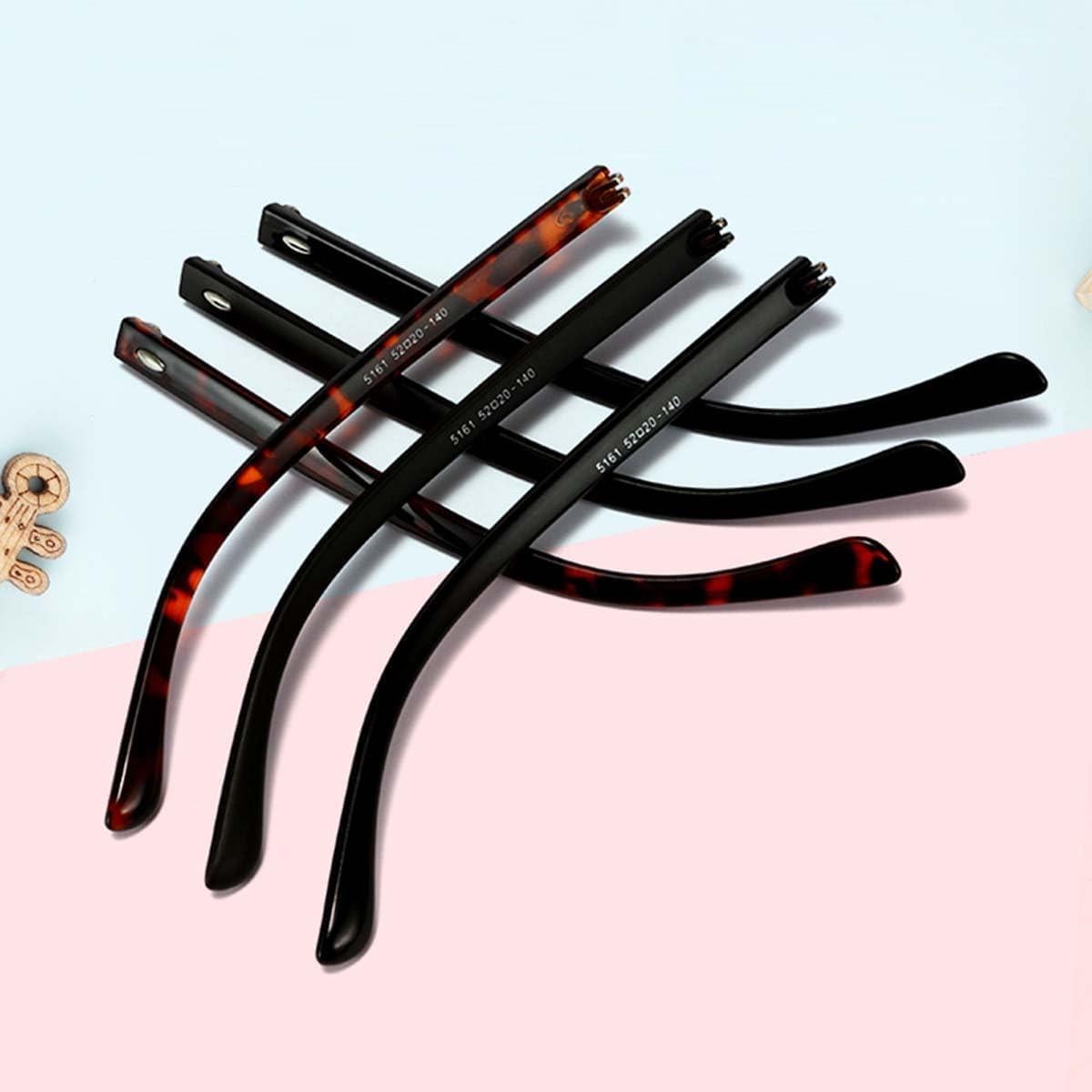 Templos de Gafas de Reemplazo Zealmax Unisex Negros