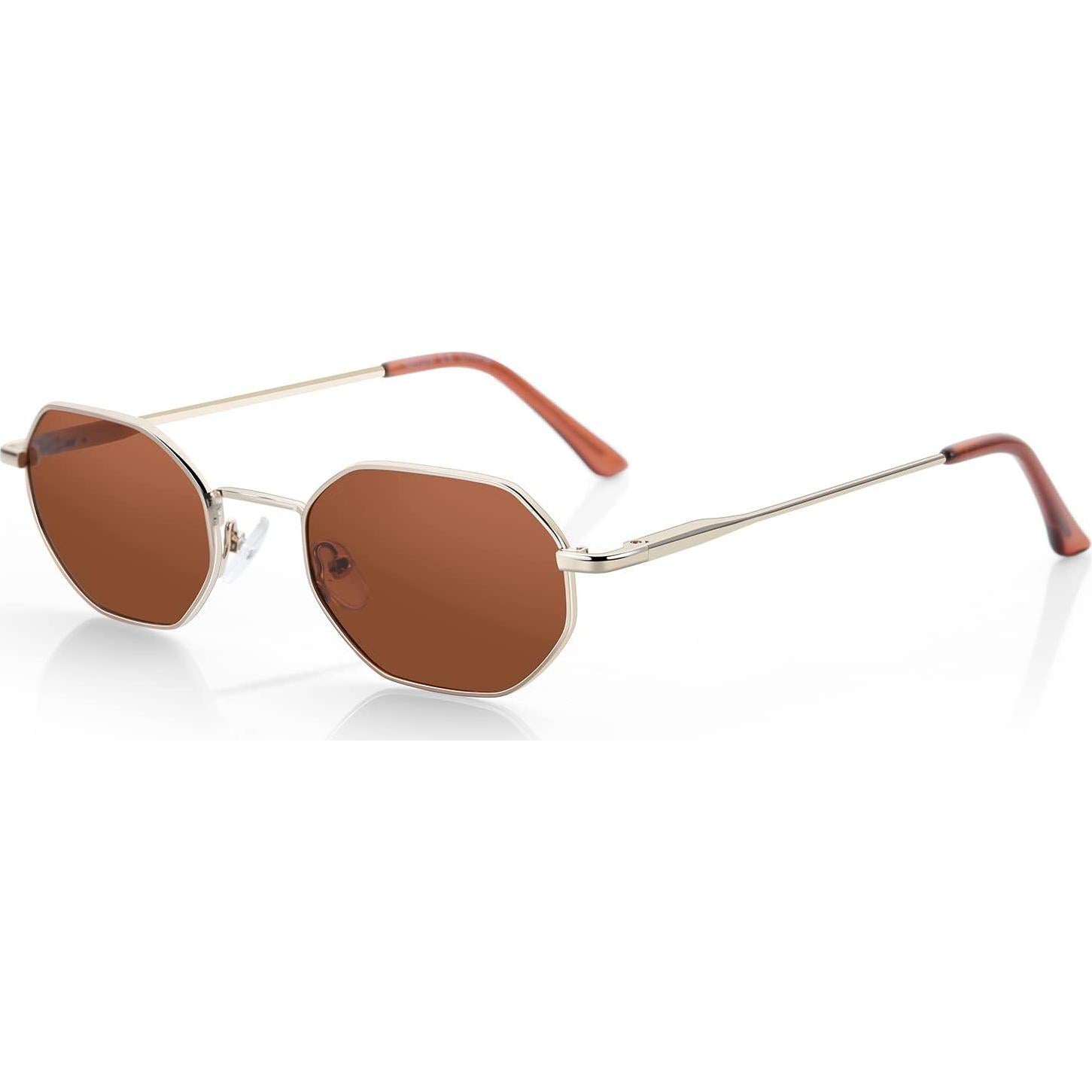 Gafas de sol polarizadas ZENOTTIC octagonales para mujer y hombre