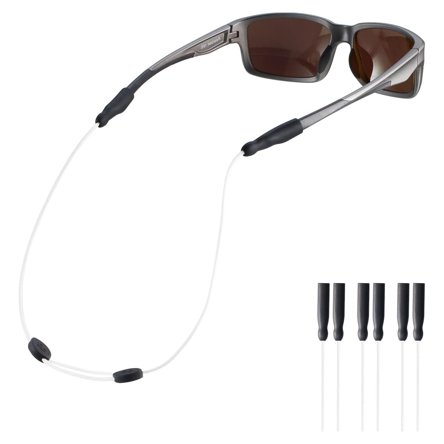 Correa Ajustable para Gafas Omnful 50.8cm Nylon 3pcs Blanca