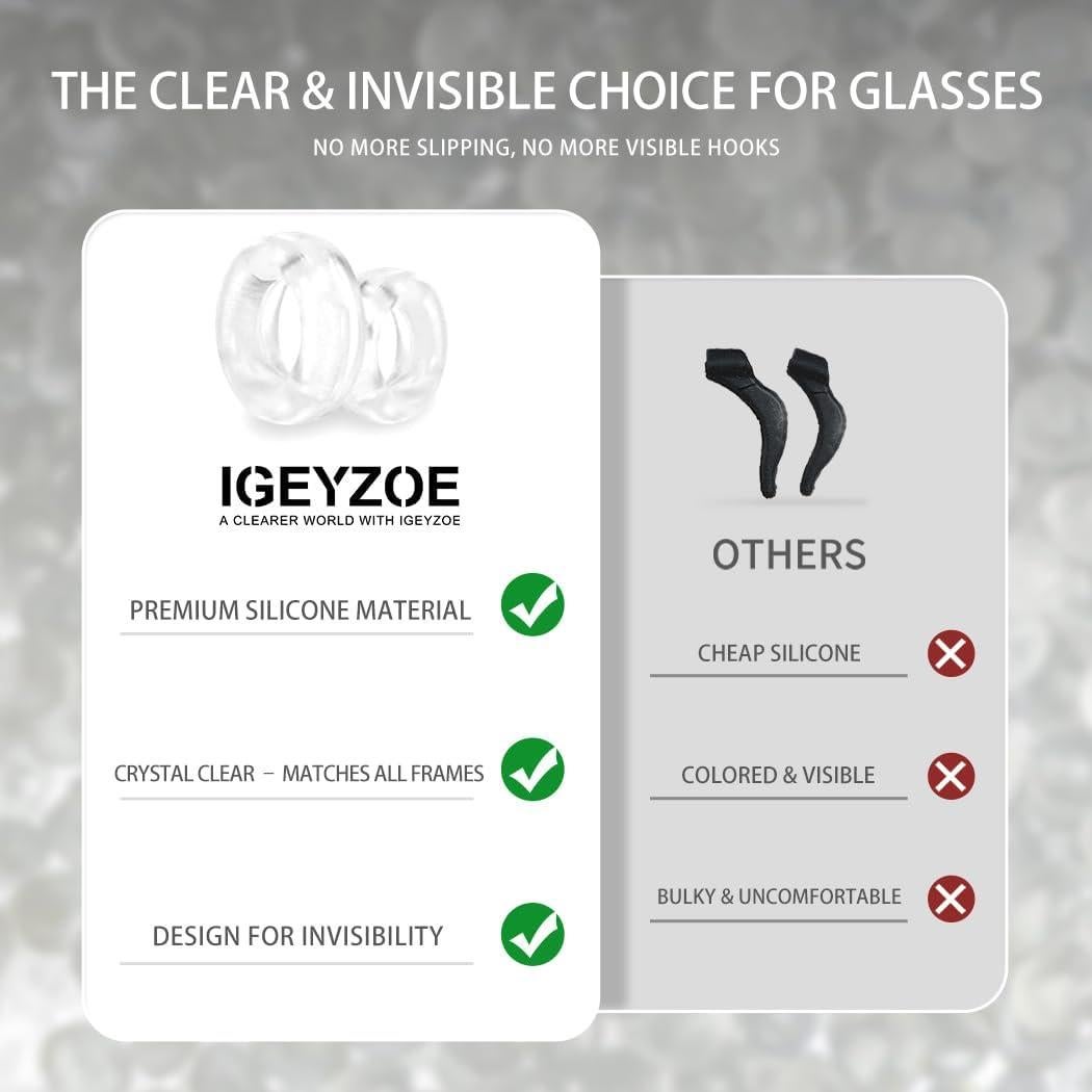 Ganchos Antideslizantes para Gafas TMEG24SMLC - 24 Piezas