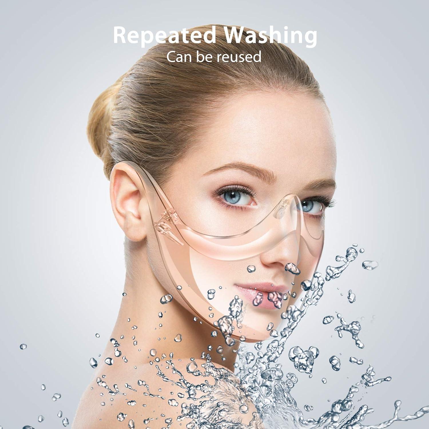 Escudo Facial Transparente DIGIGRE 5 Piezas Antivaho Reutilizable