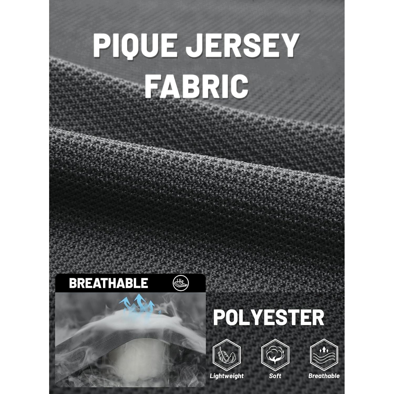 Camisa Polo de Manga Corta TACVASEN para Hombre Secado Rápido