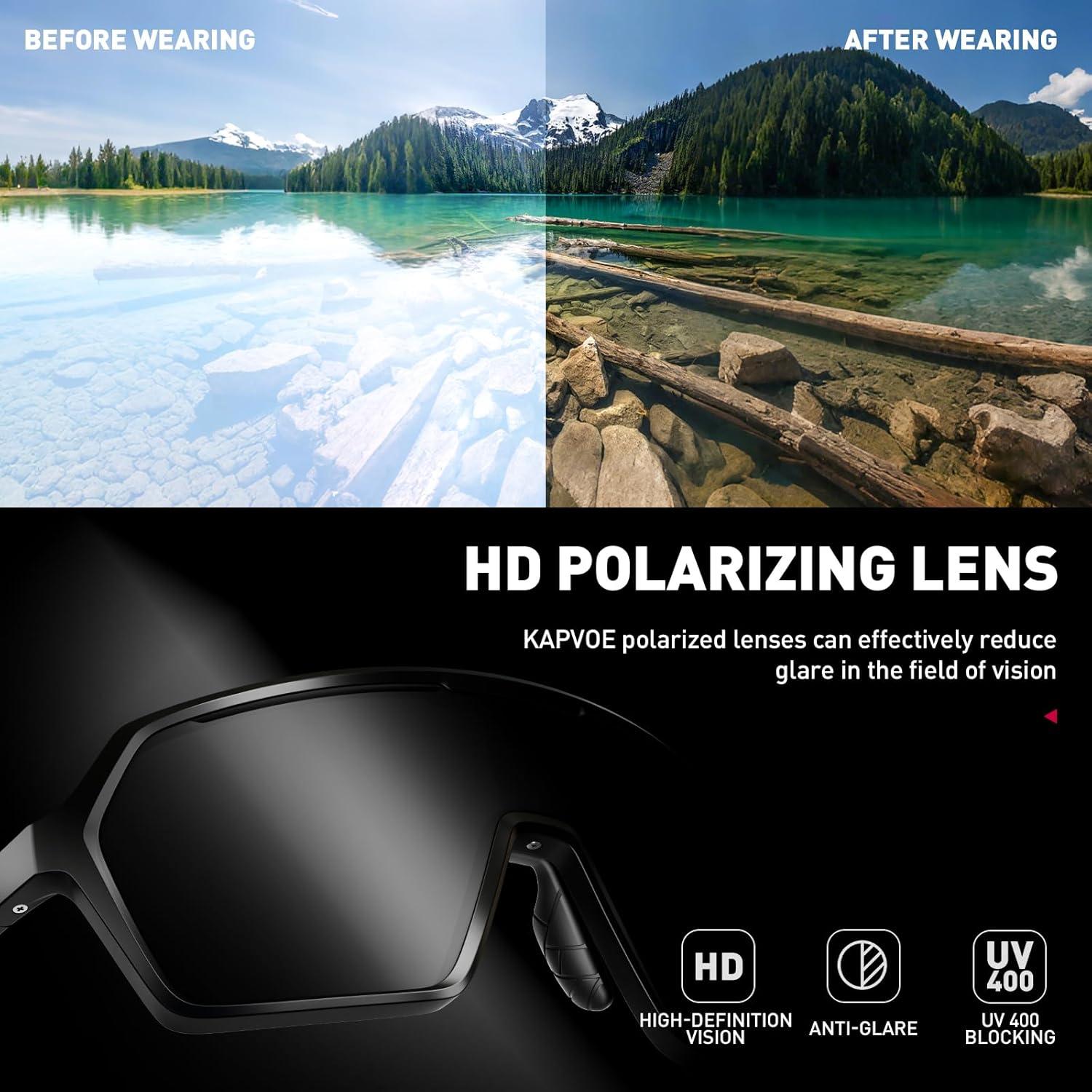 Gafas de sol polarizadas SCVCN UV400 para ciclismo y deportes