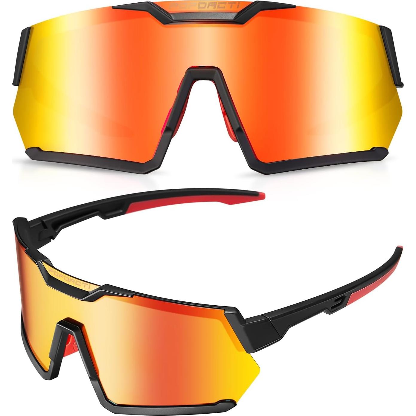 Gafas de Sol Deportivas POPOACTI UV400 Polarizadas para Ciclismo